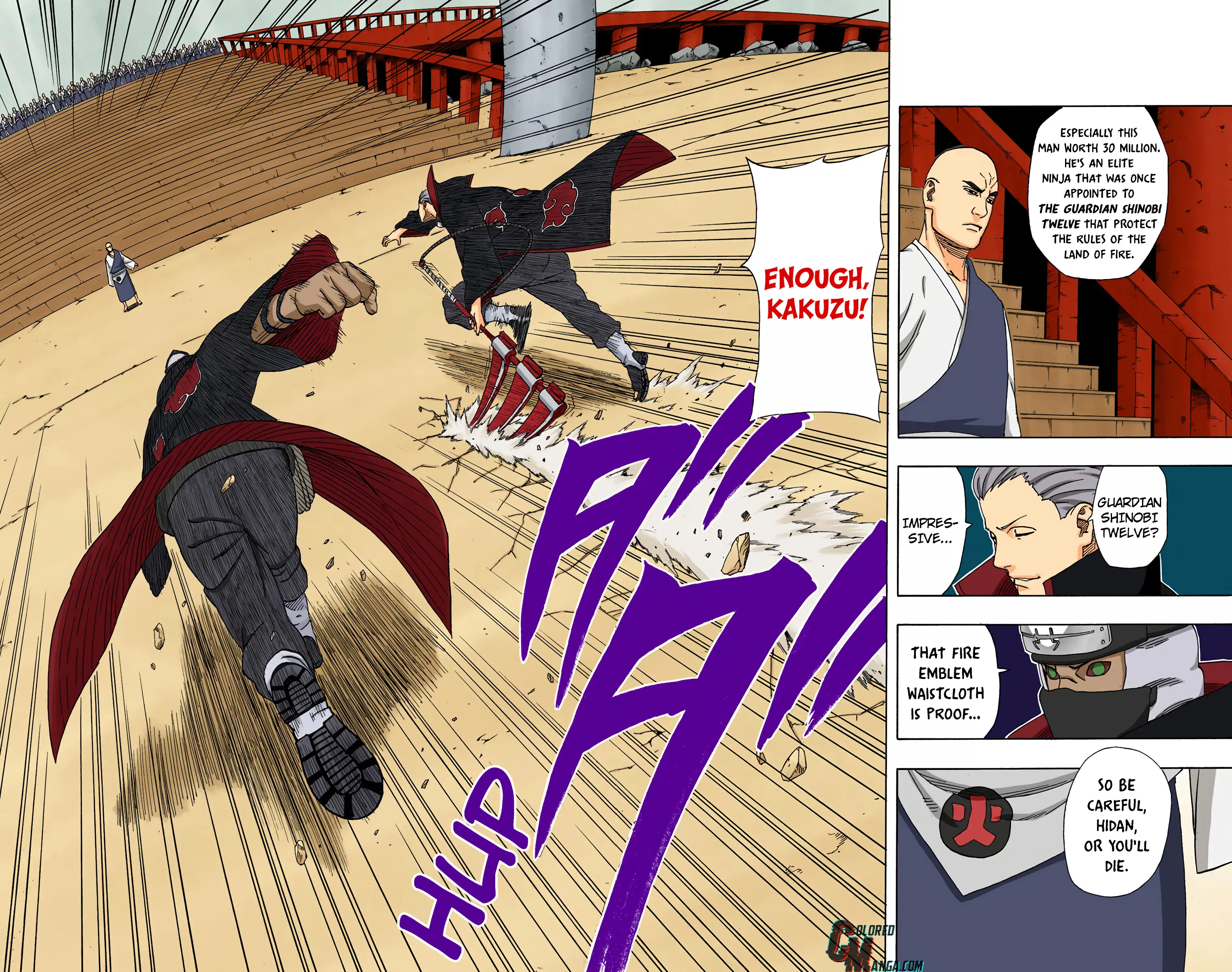 Naruto Colored Manga Online, chapter 314, page 8