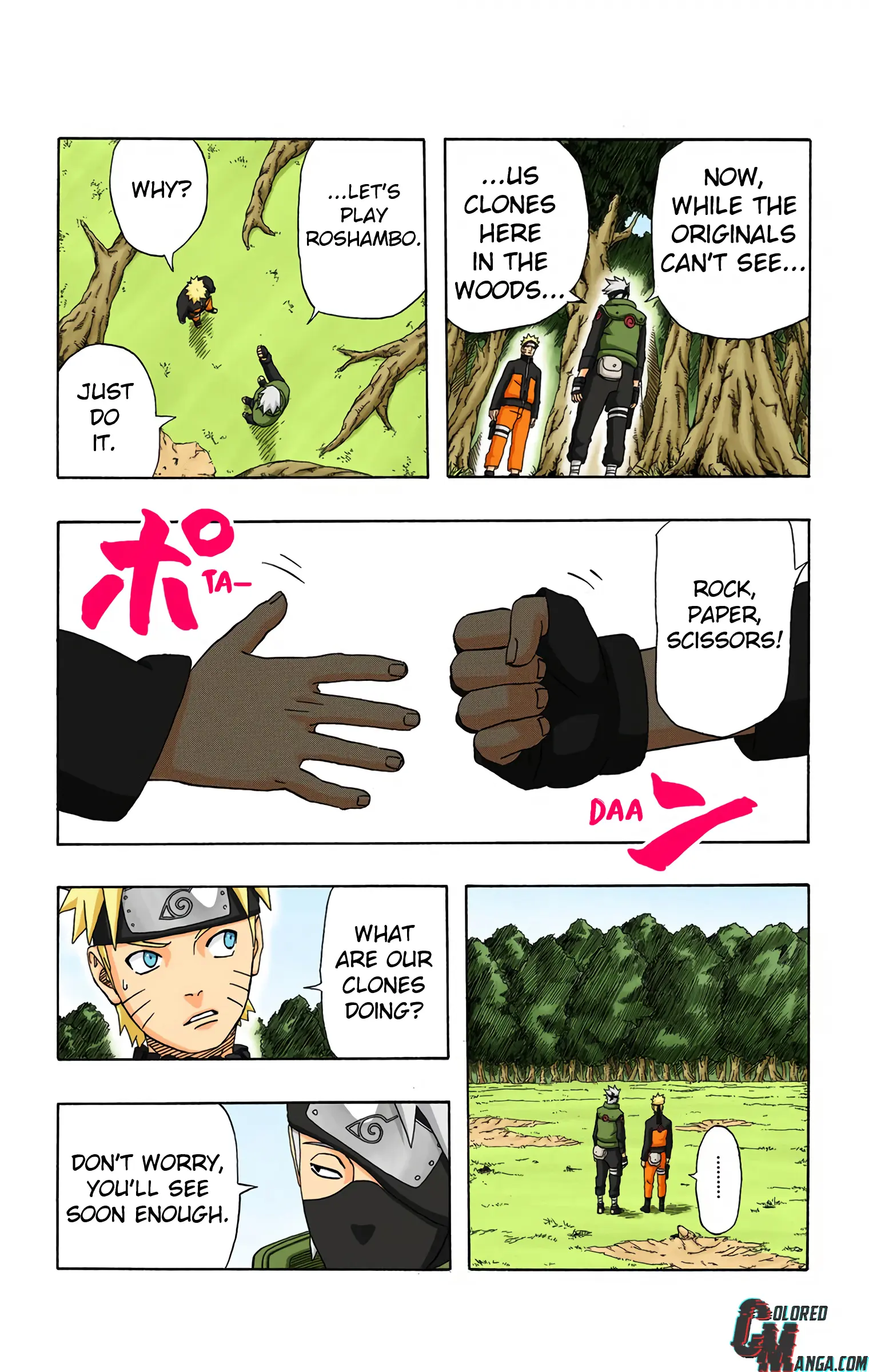 Naruto Colored Manga Online, chapter 315, page 5