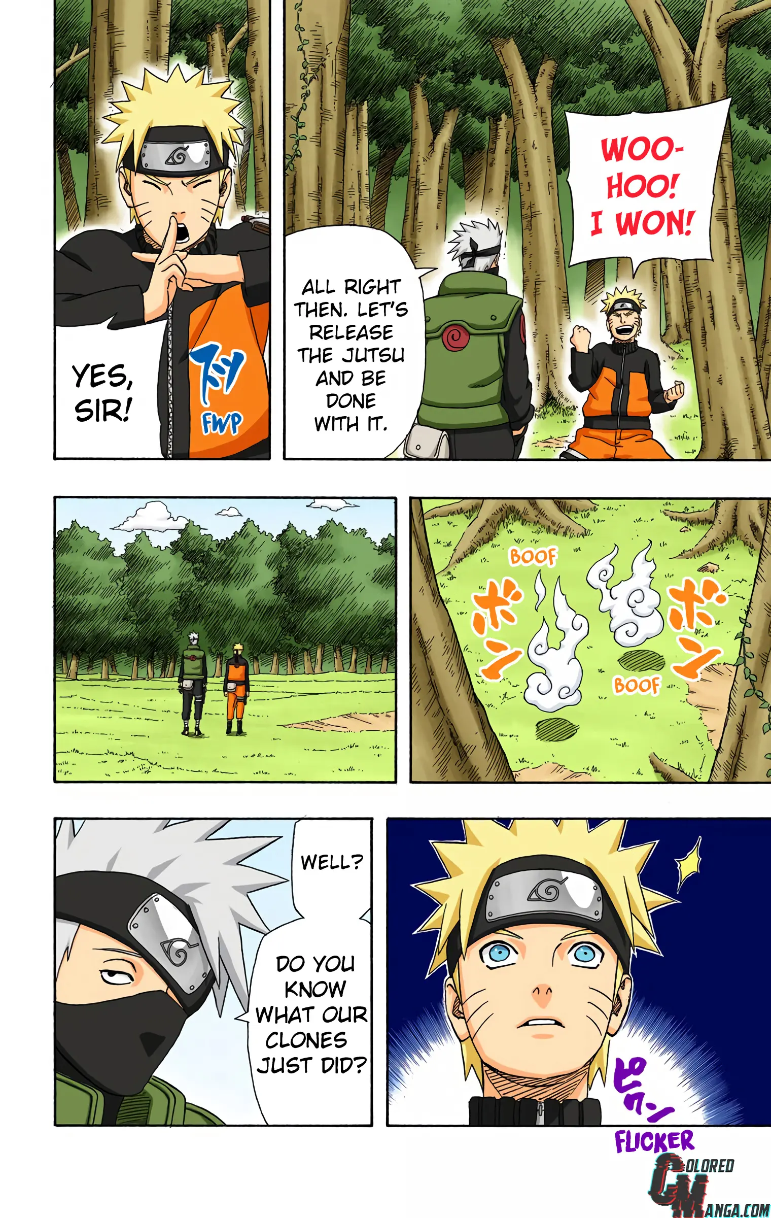 Naruto Colored Manga Online, chapter 315, page 6