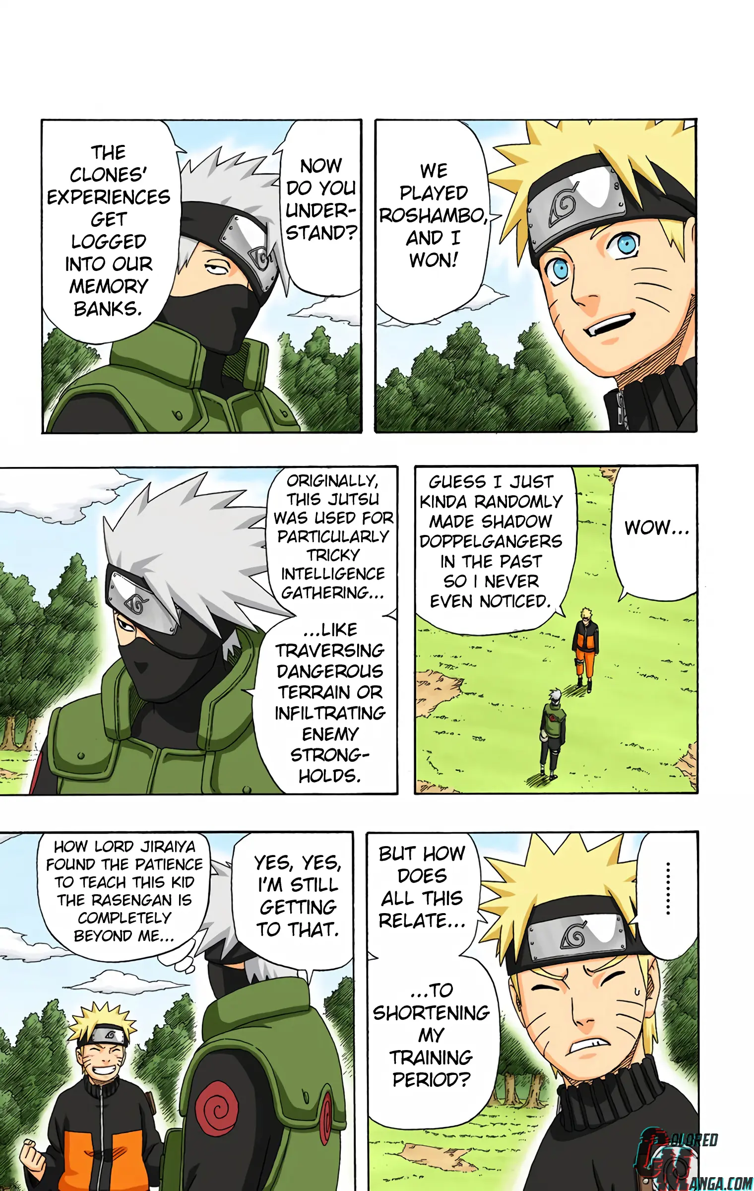 Naruto Colored Manga Online, chapter 315, page 7