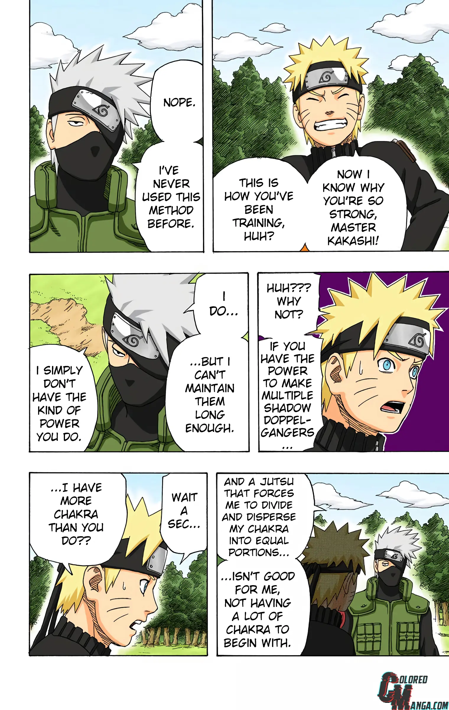 Naruto Colored Manga Online, chapter 315, page 10