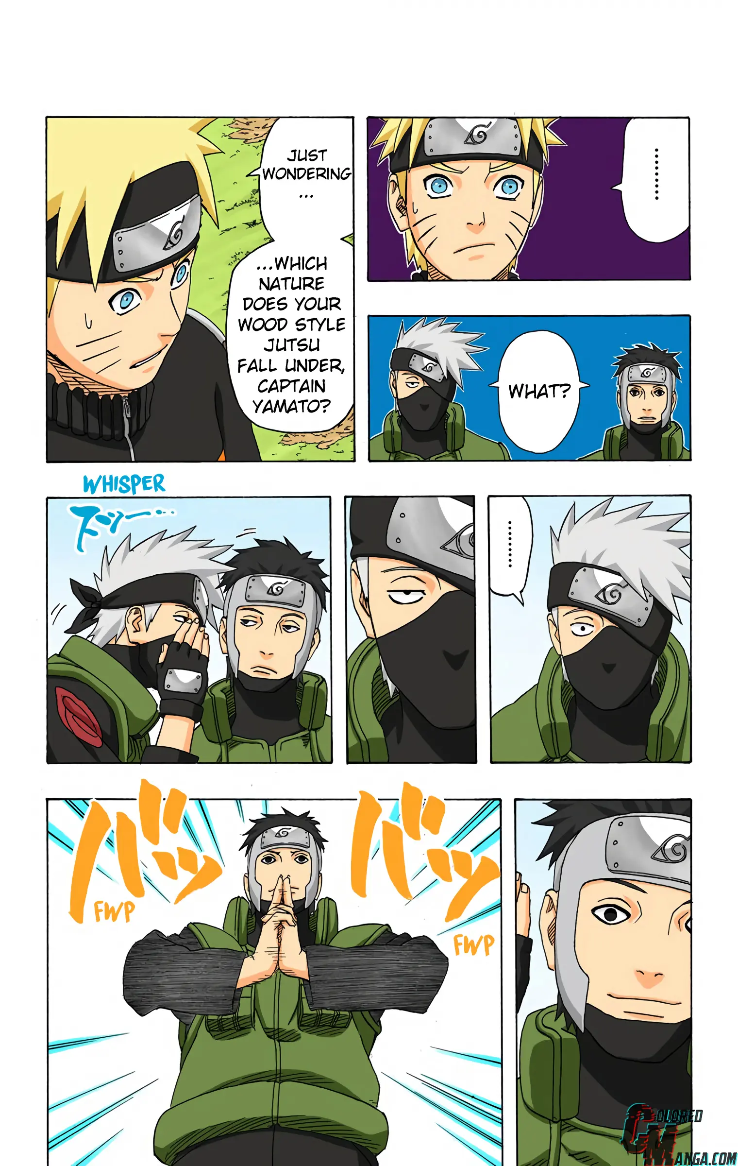 Naruto Colored Manga Online, chapter 316, page 3