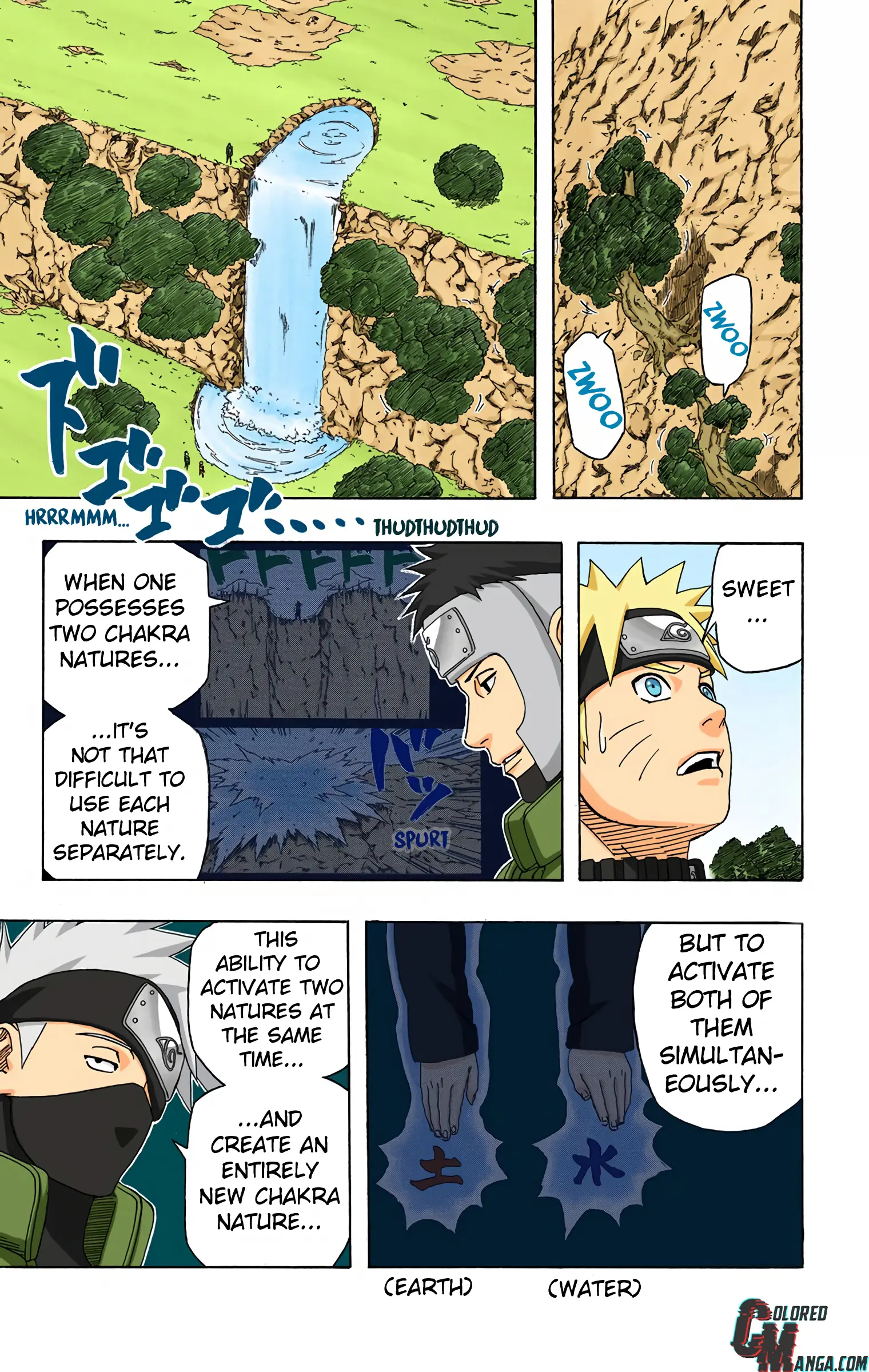 Naruto Colored Manga Online, chapter 316, page 7