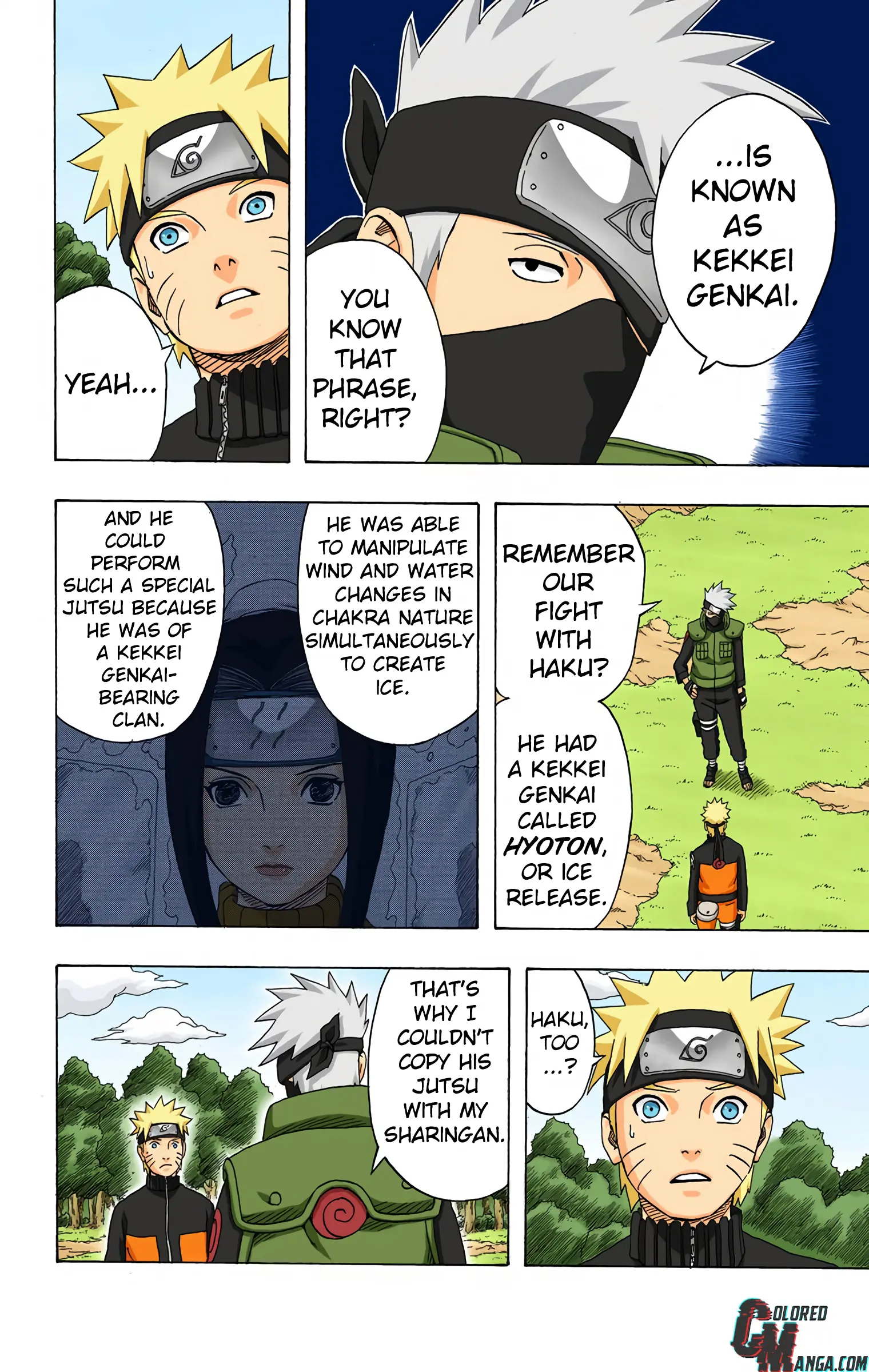 Naruto Colored Manga Online, chapter 316, page 8