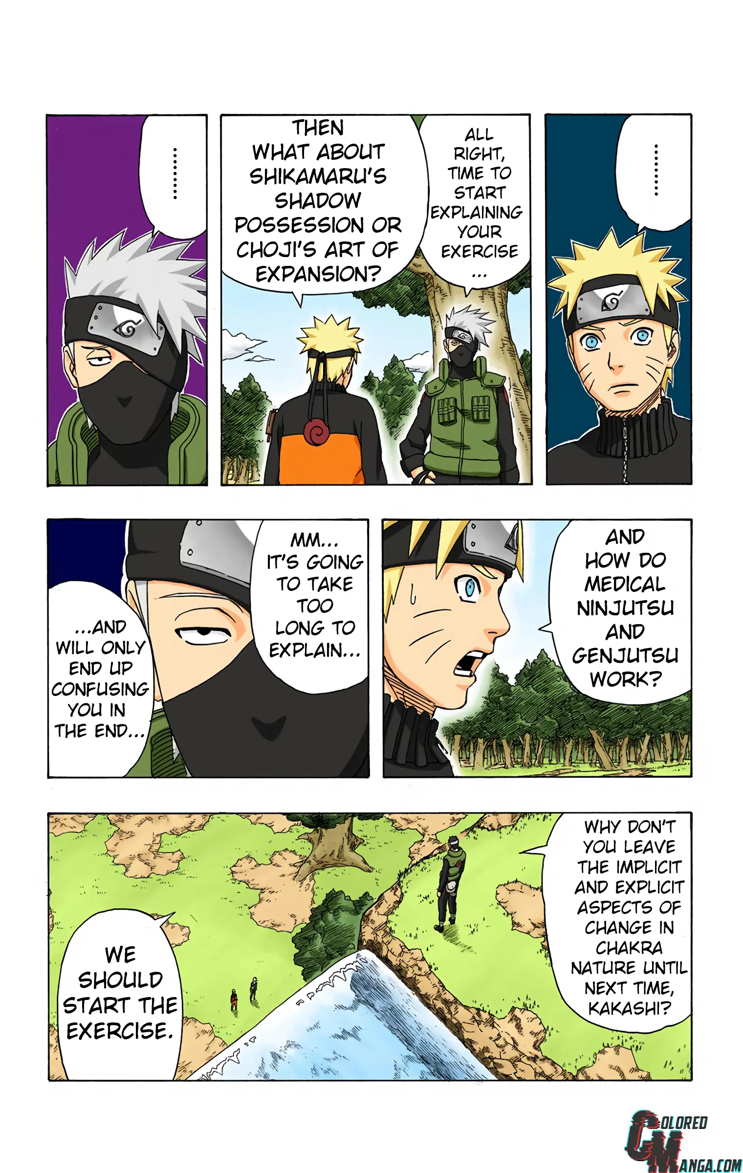 Naruto Colored Manga Online, chapter 316, page 9