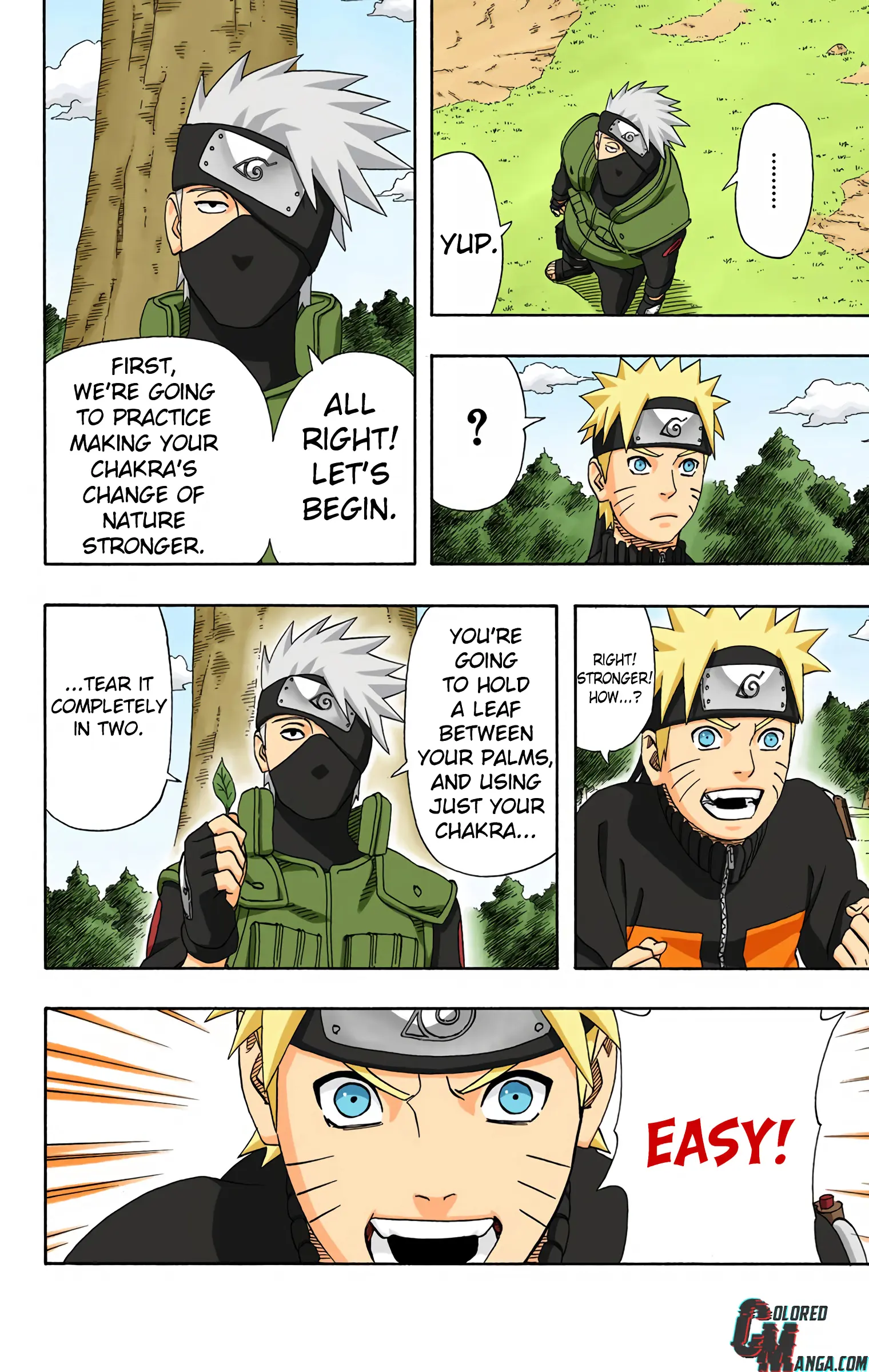 Naruto Colored Manga Online, chapter 316, page 10