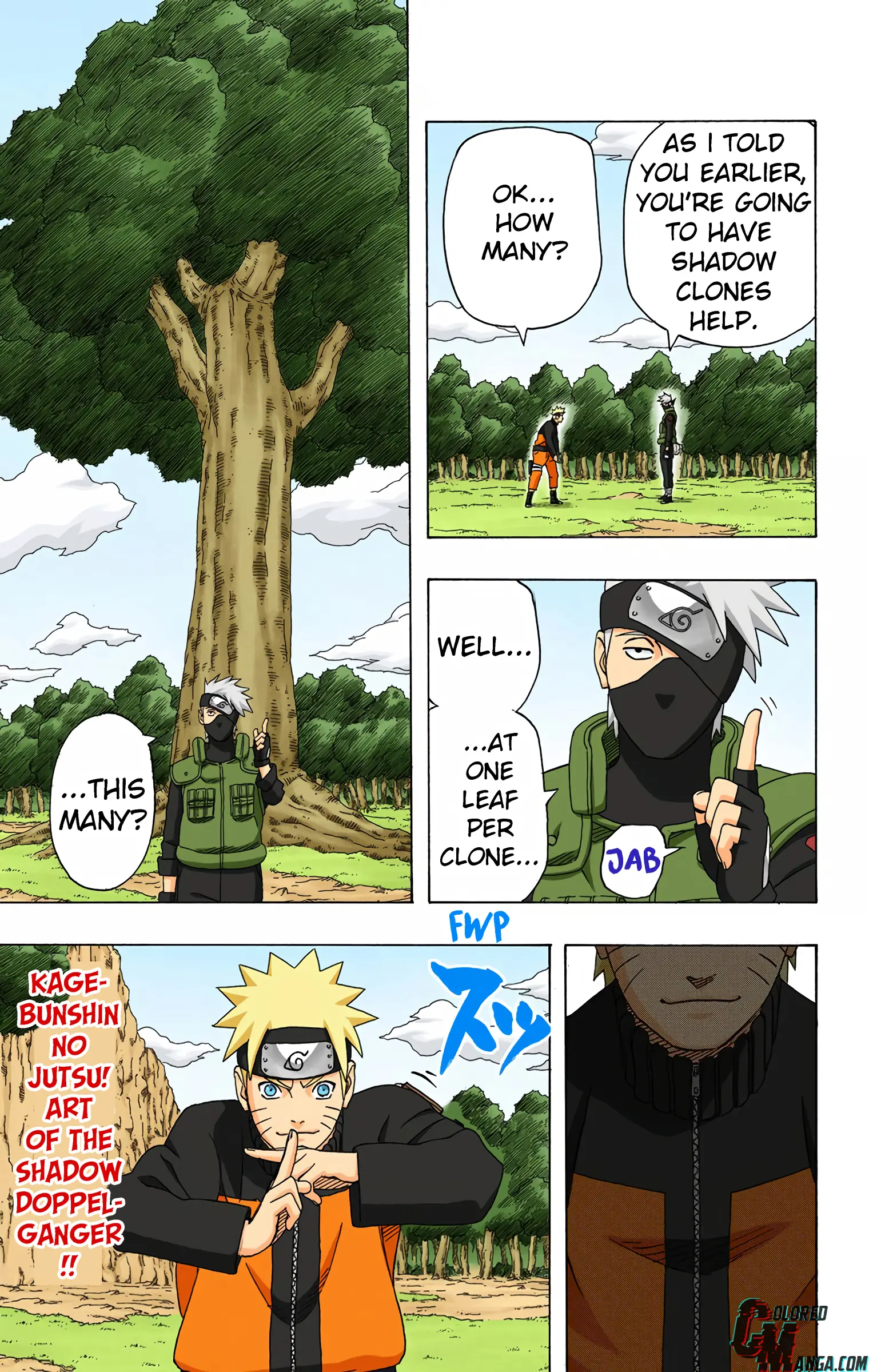 Naruto Colored Manga Online, chapter 316, page 11