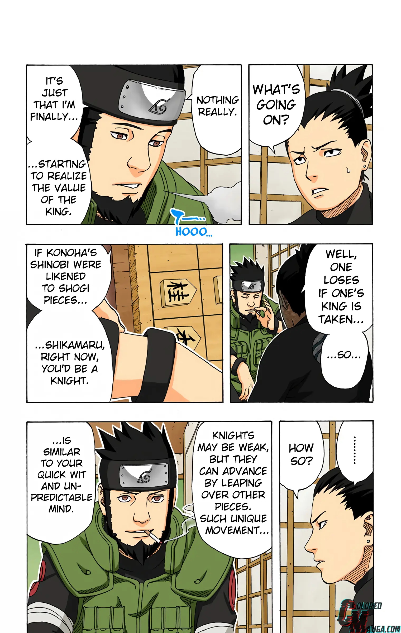 Naruto Colored Manga Online, chapter 316, page 13