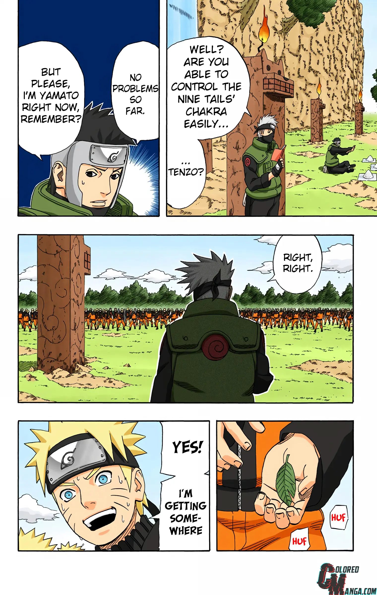 Naruto Colored Manga Online, chapter 317, page 7