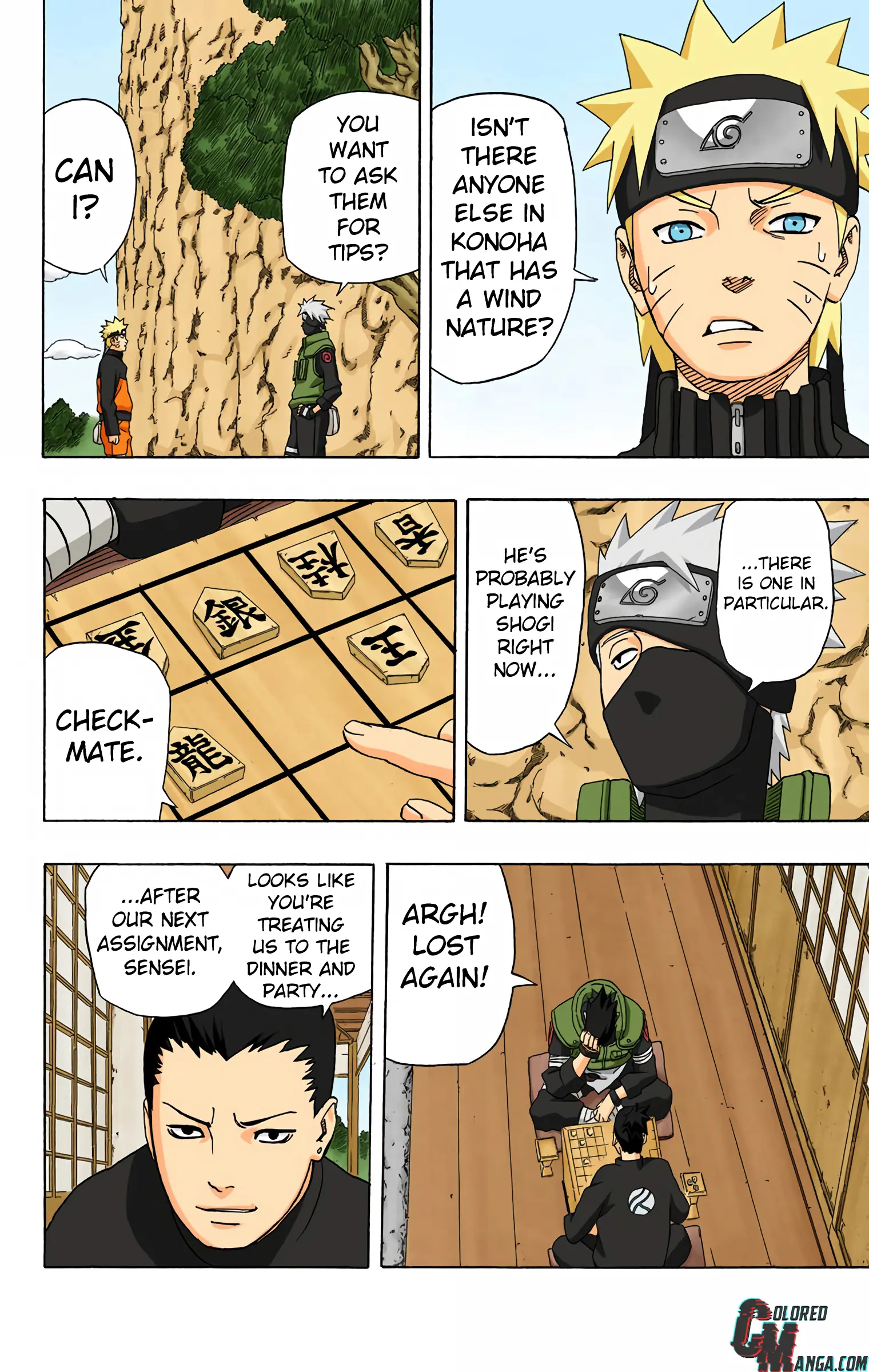 Naruto Colored Manga Online, chapter 317, page 9
