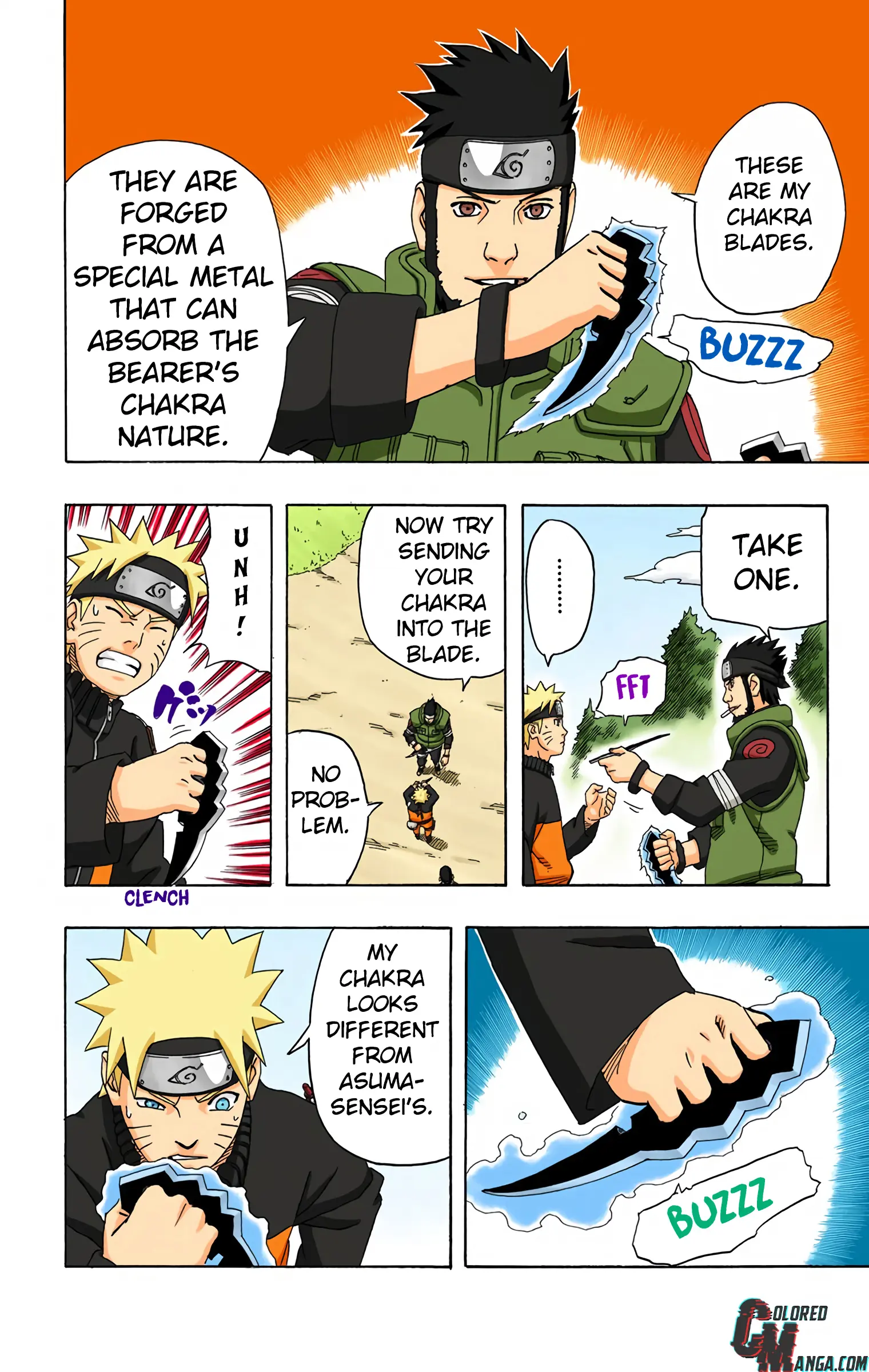 Naruto Colored Manga Online, chapter 317, page 13