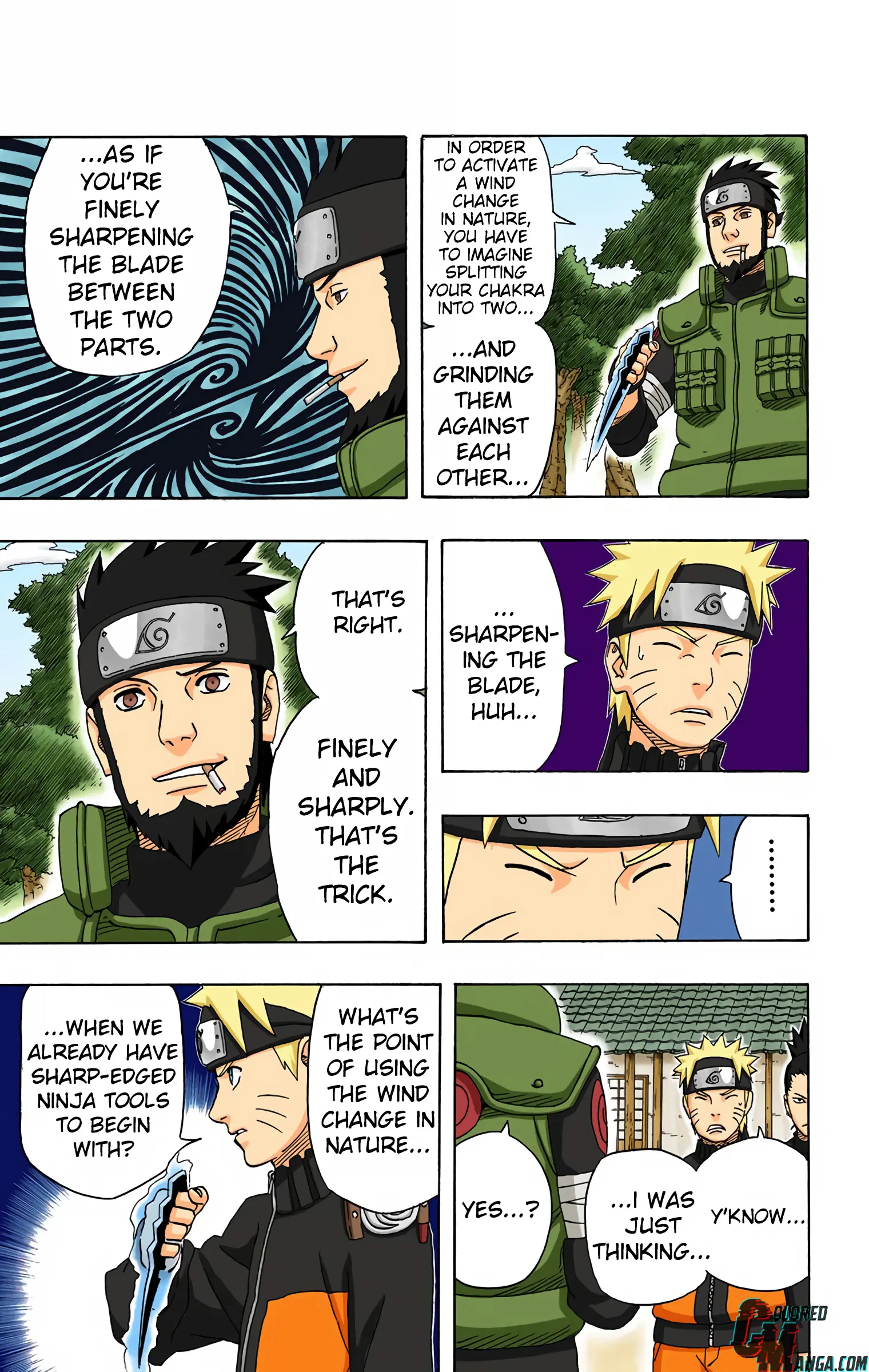 Naruto Colored Manga Online, chapter 317, page 14