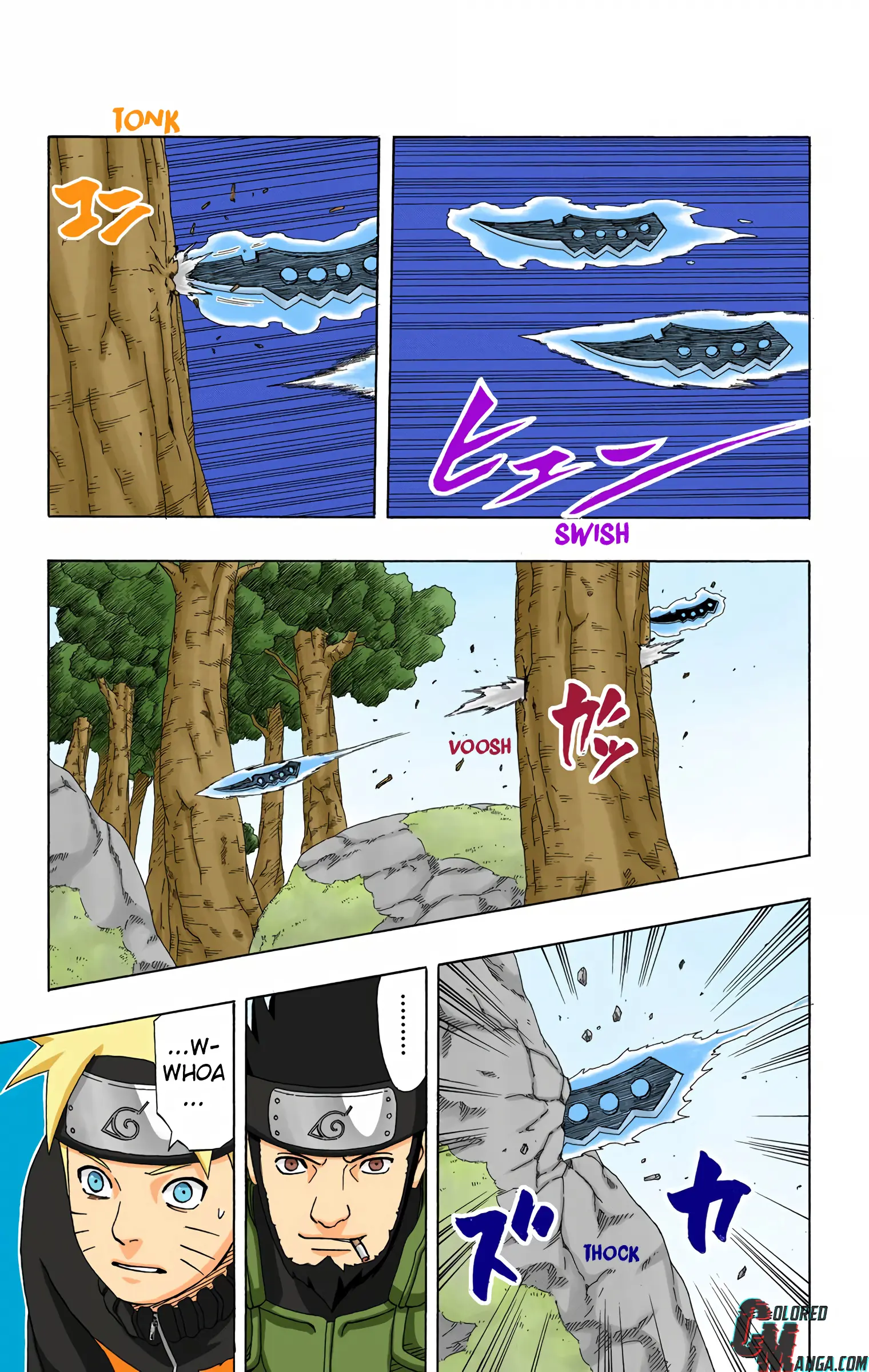 Naruto Colored Manga Online, chapter 317, page 16