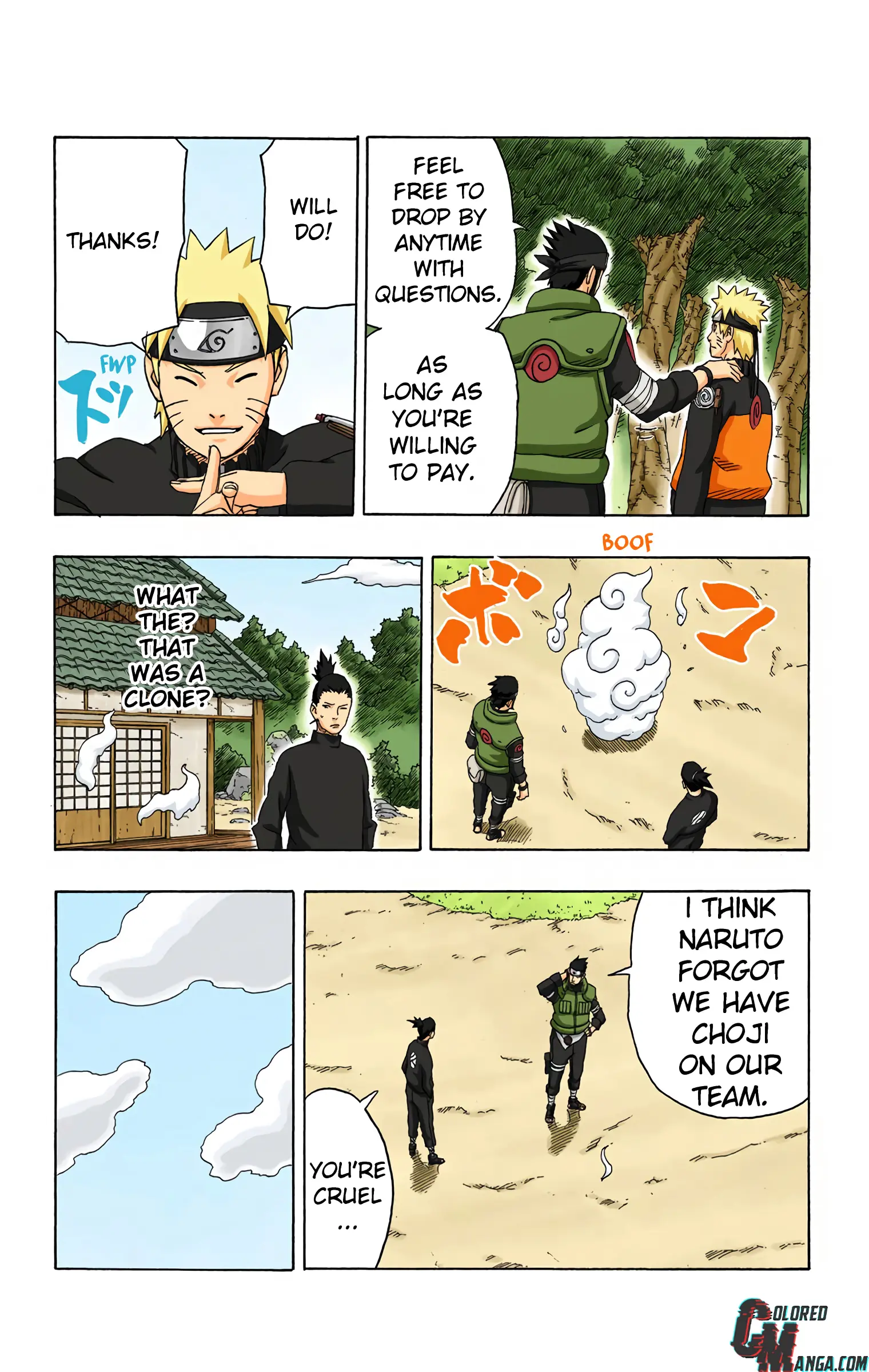 Naruto Colored Manga Online, chapter 317, page 18