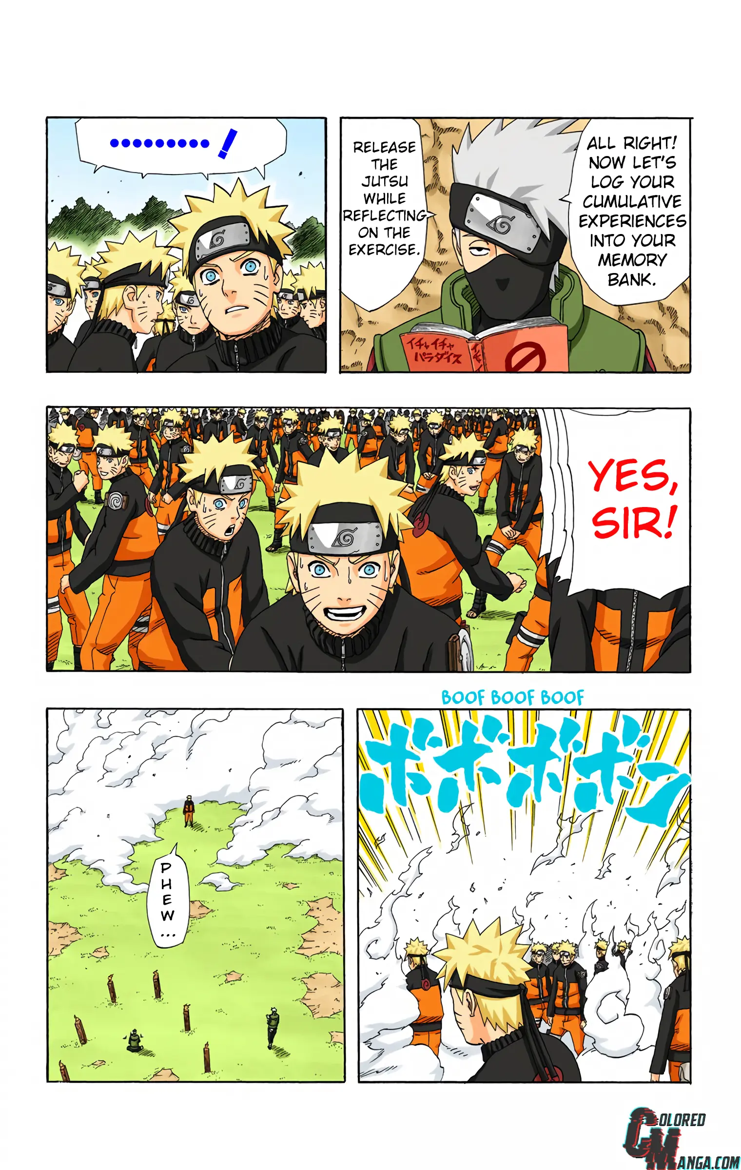 Naruto Colored Manga Online, chapter 318, page 1