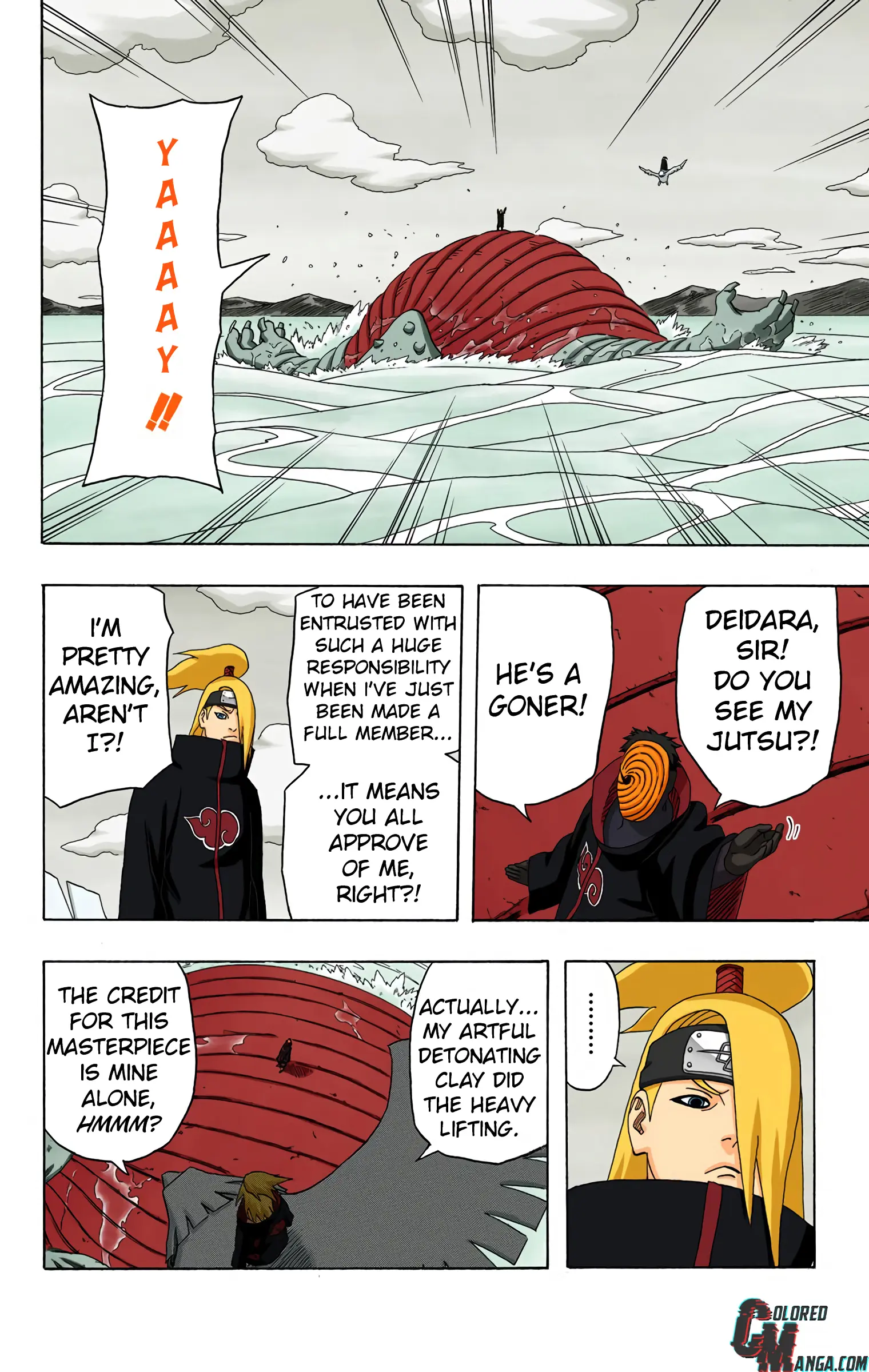 Naruto Colored Manga Online, chapter 318, page 4