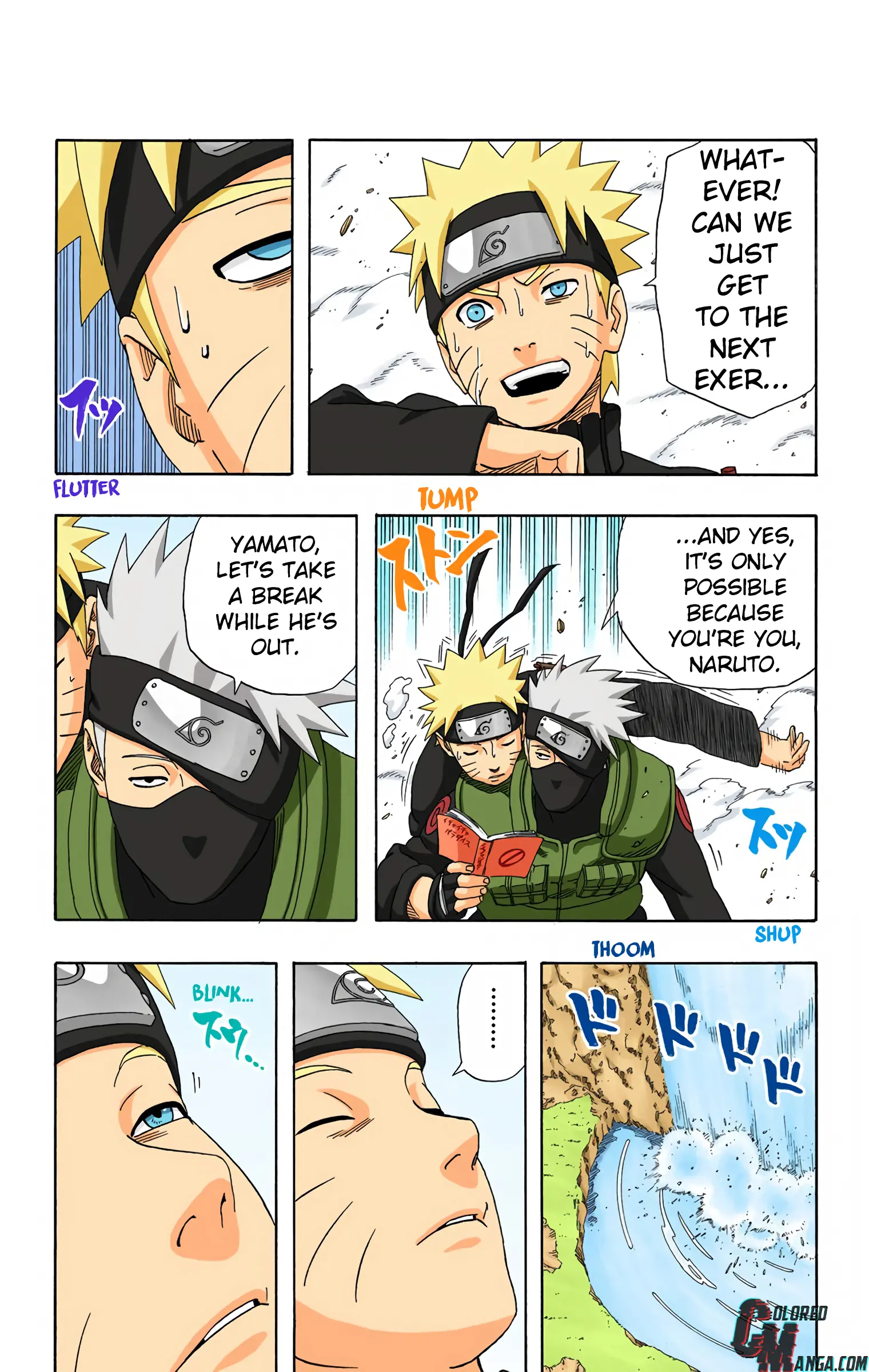 Naruto Colored Manga Online, chapter 318, page 7