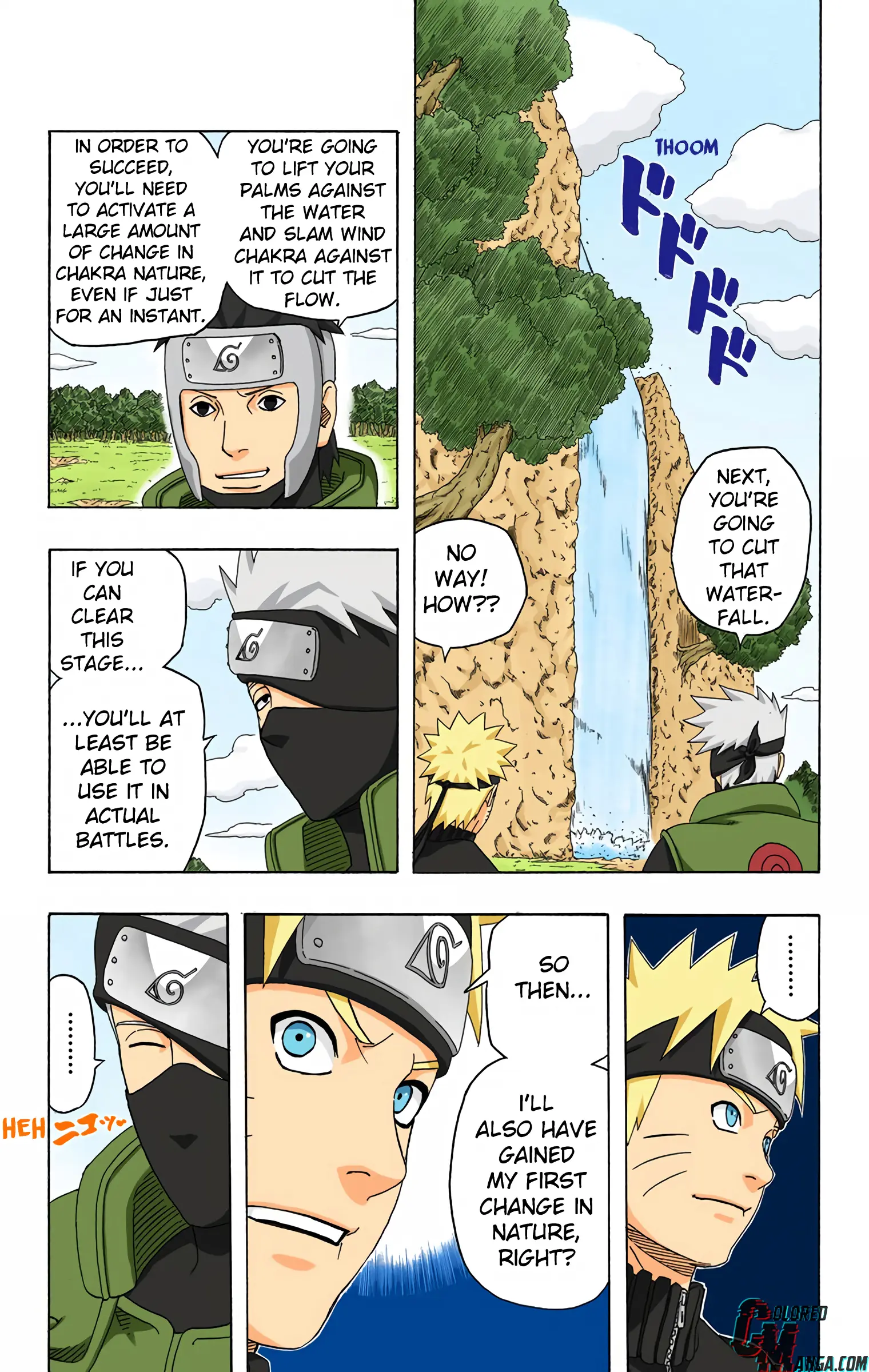 Naruto Colored Manga Online, chapter 318, page 9