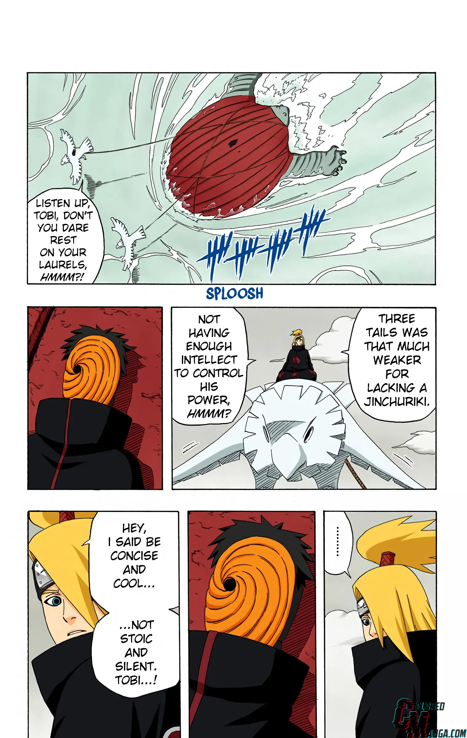 Naruto Colored Manga Online, chapter 318, page 11