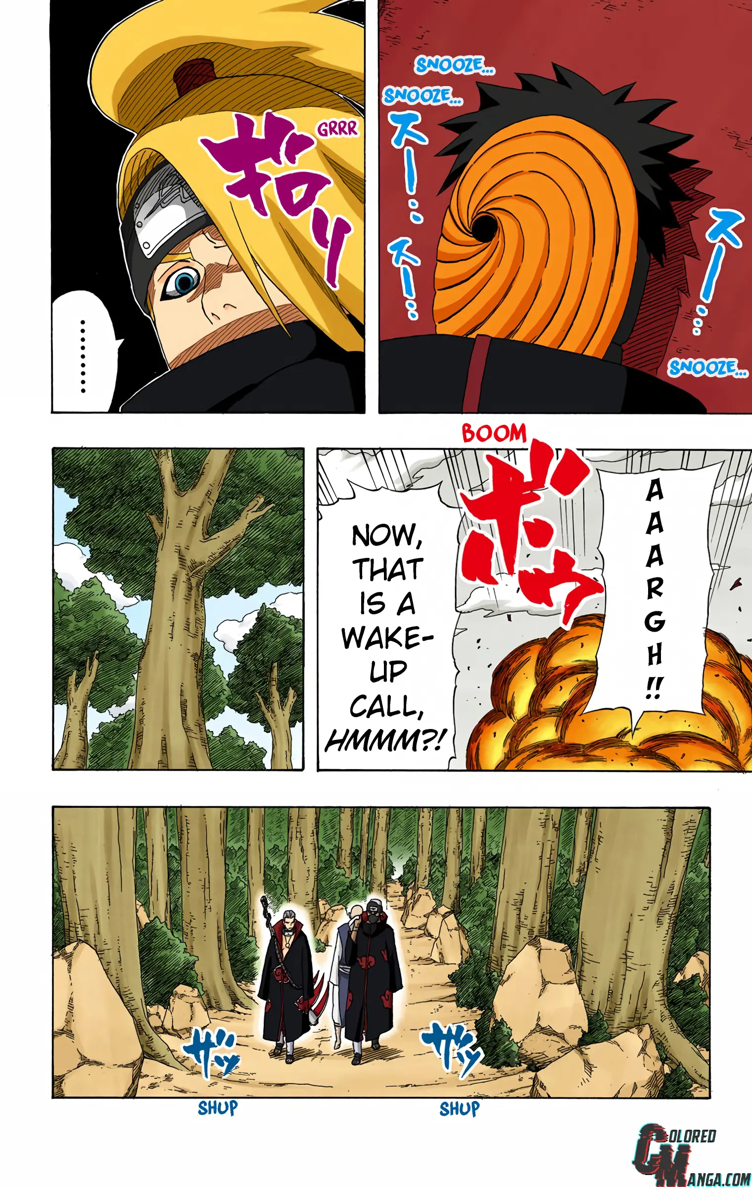 Naruto Colored Manga Online, chapter 318, page 12
