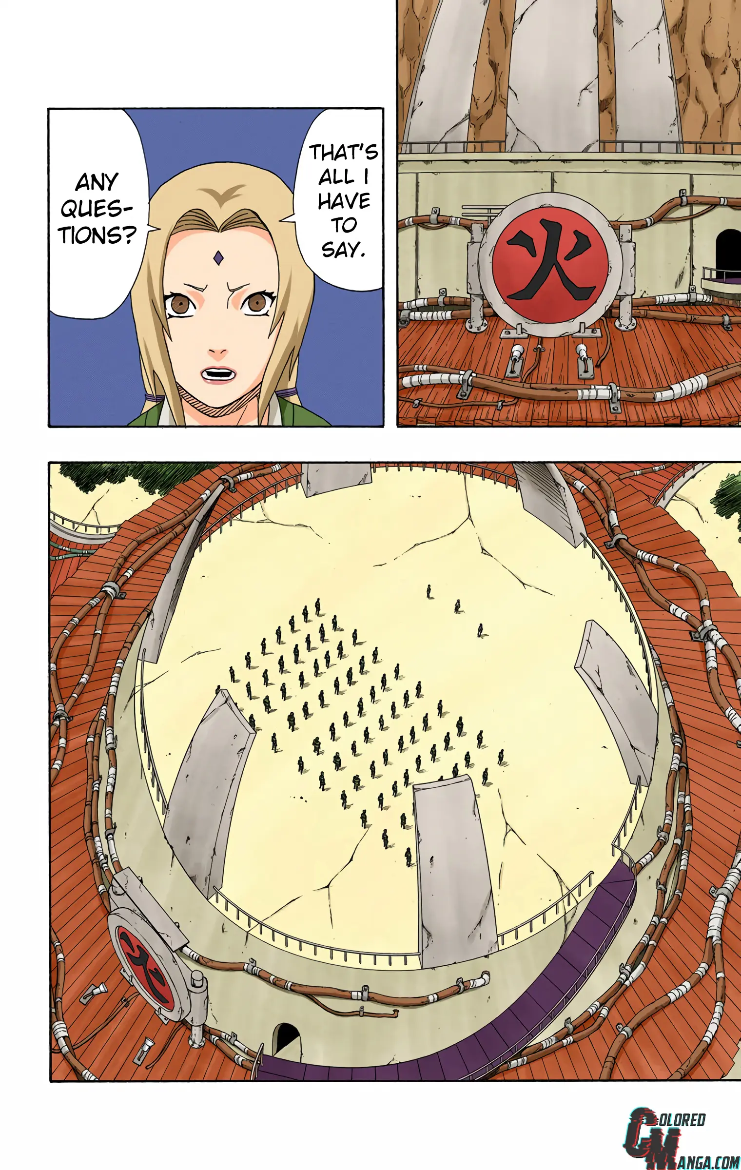 Naruto Colored Manga Online, chapter 318, page 14