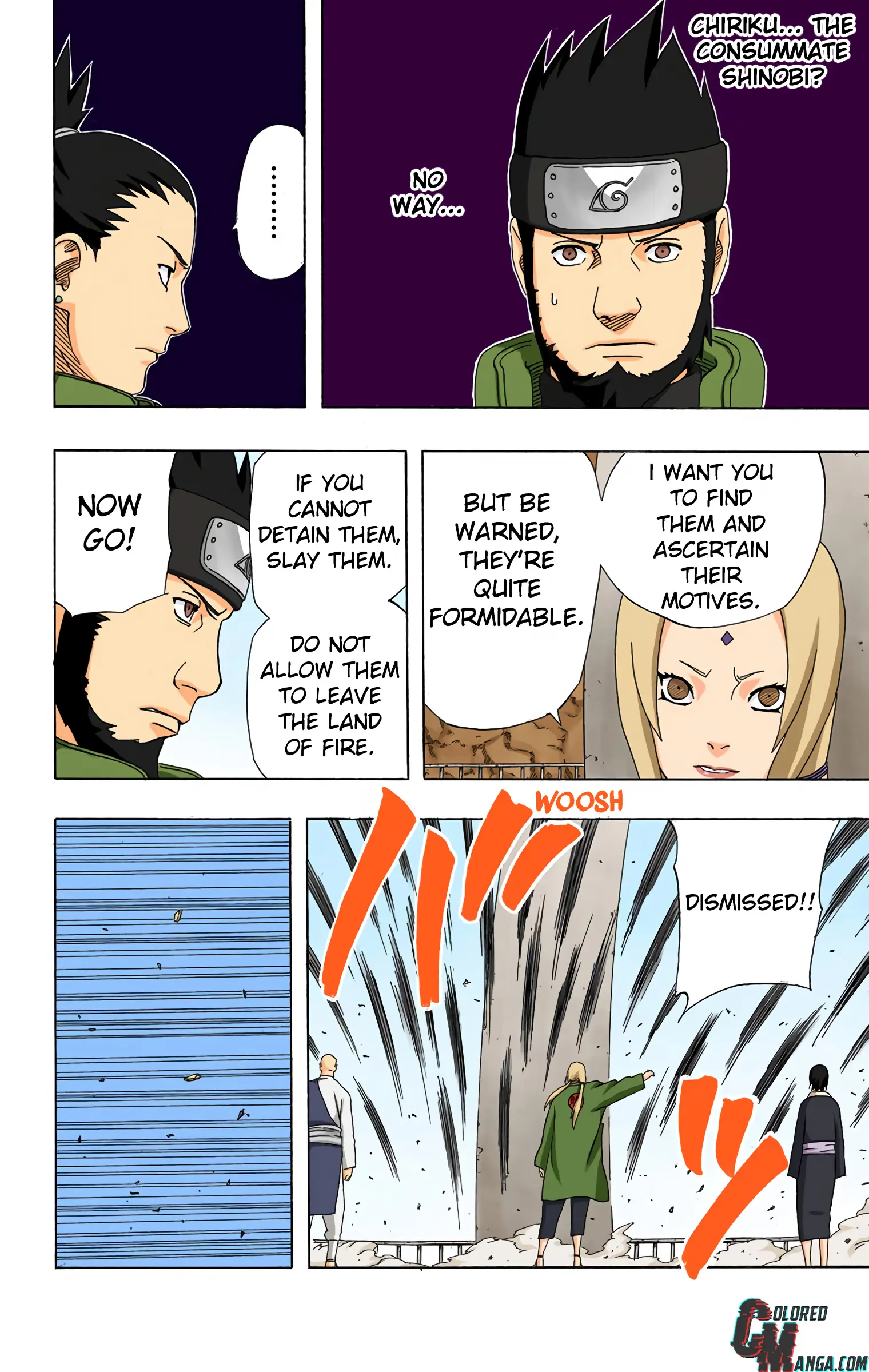 Naruto Colored Manga Online, chapter 318, page 16