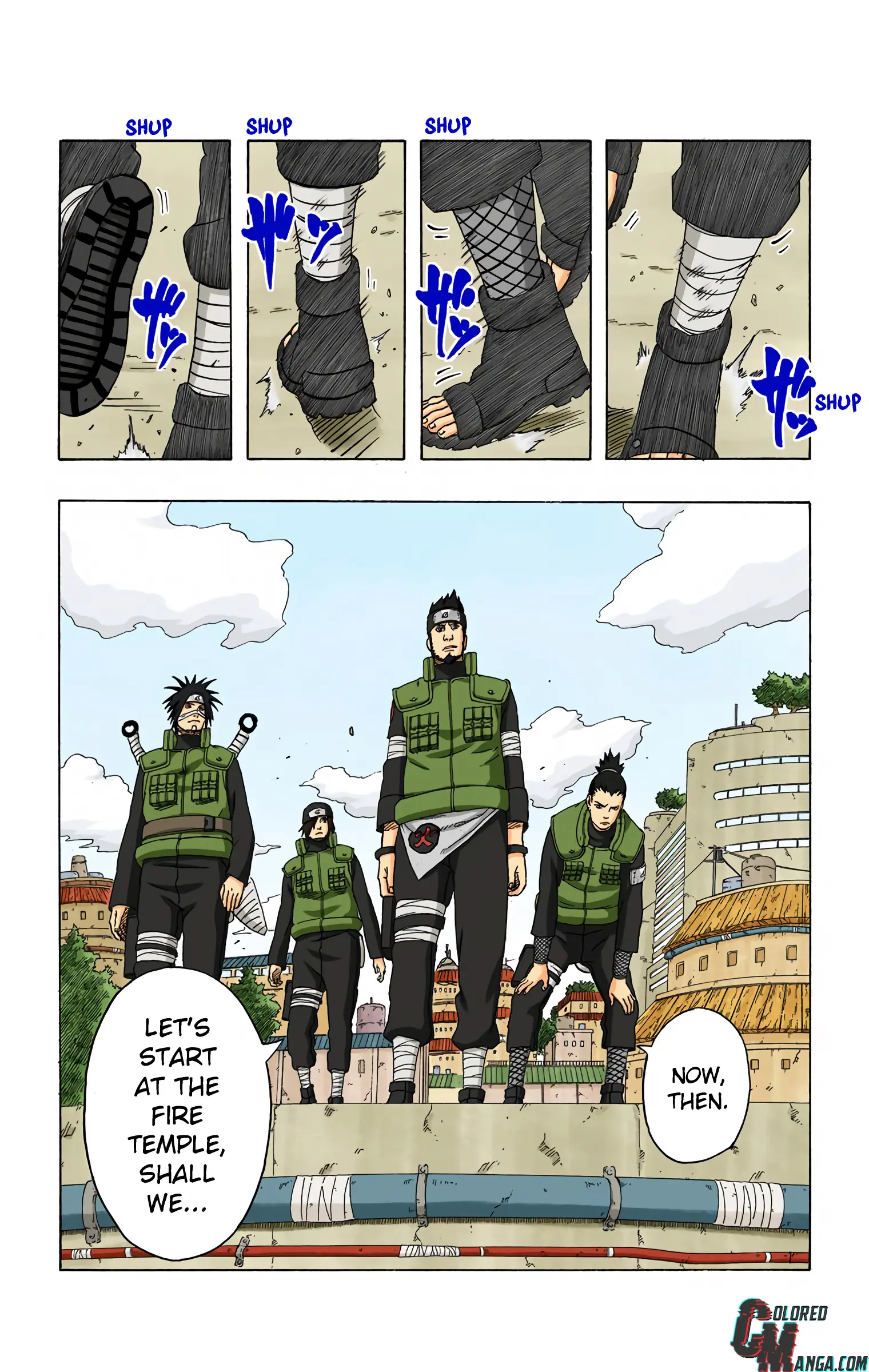Naruto Colored Manga Online, chapter 318, page 17