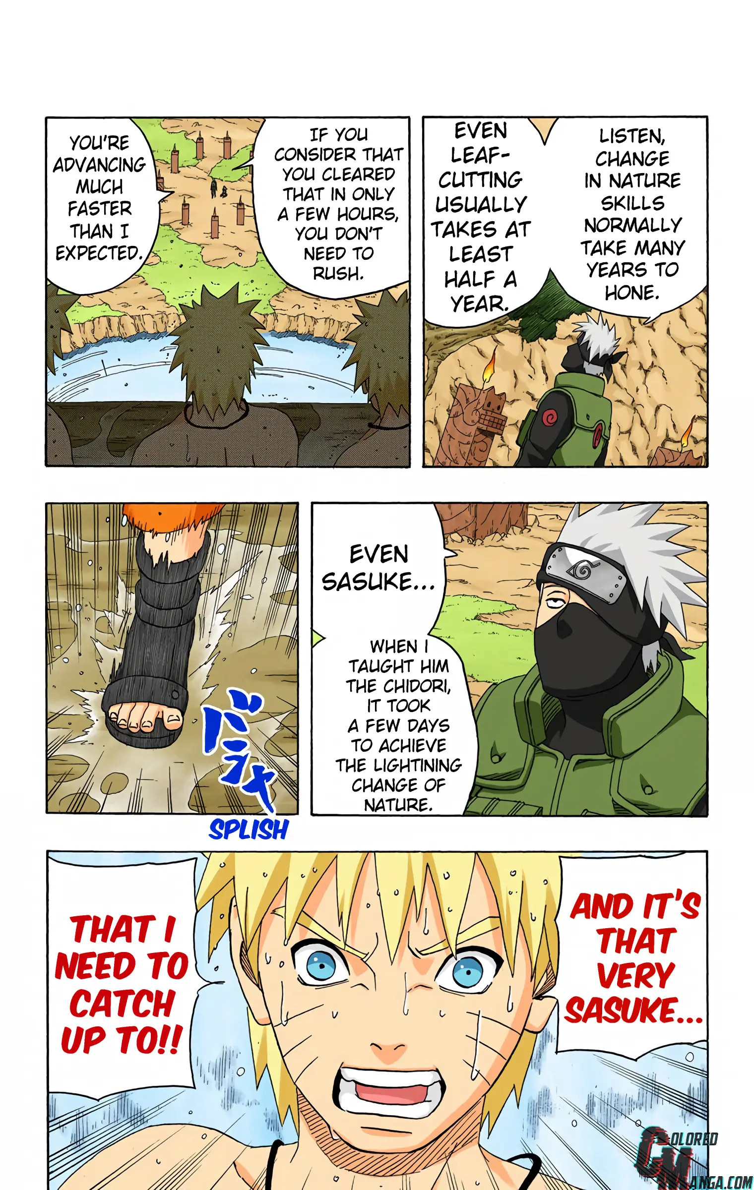 Naruto Colored Manga Online, chapter 319, page 7