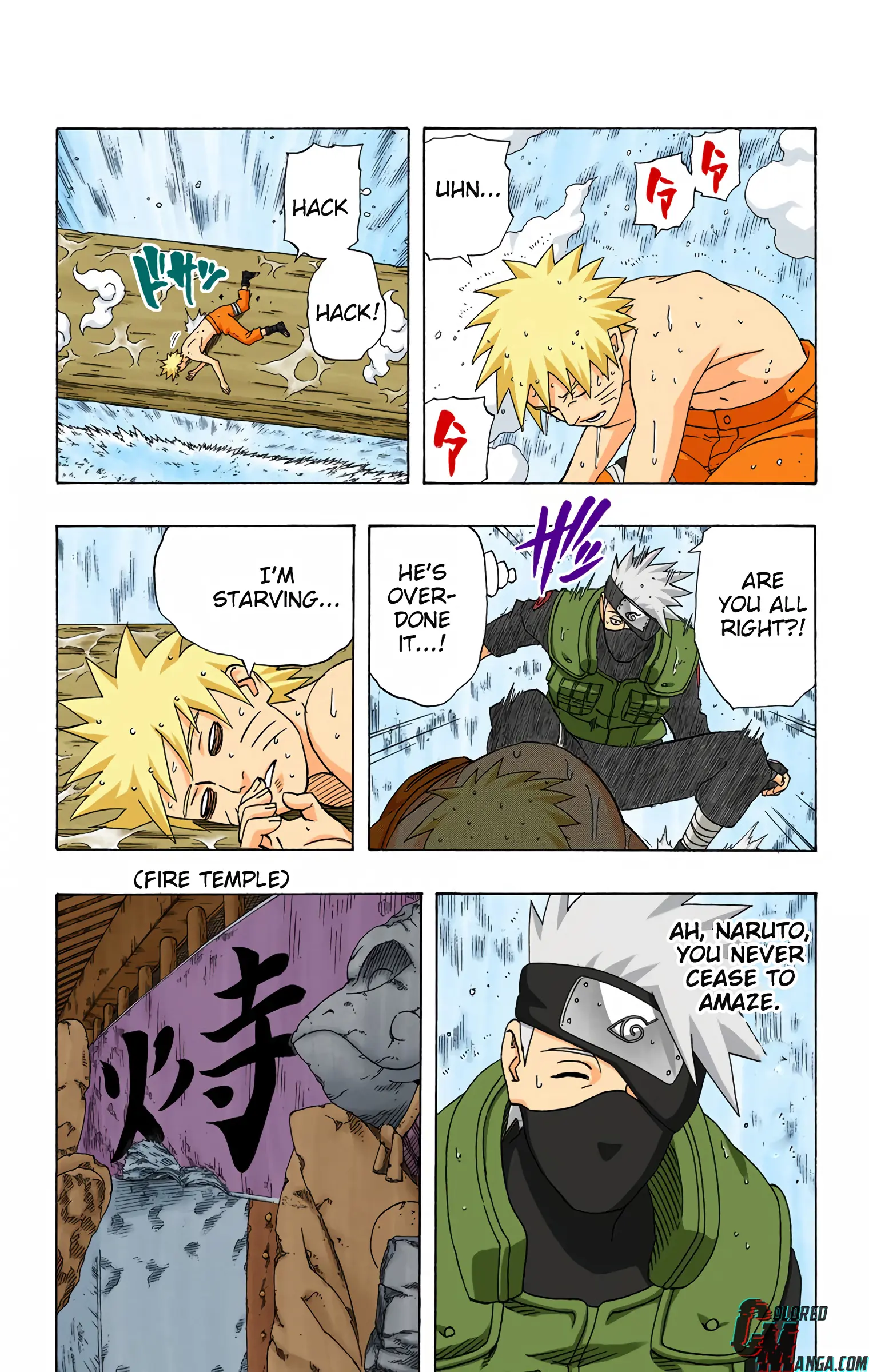 Naruto Colored Manga Online, chapter 320, page 13