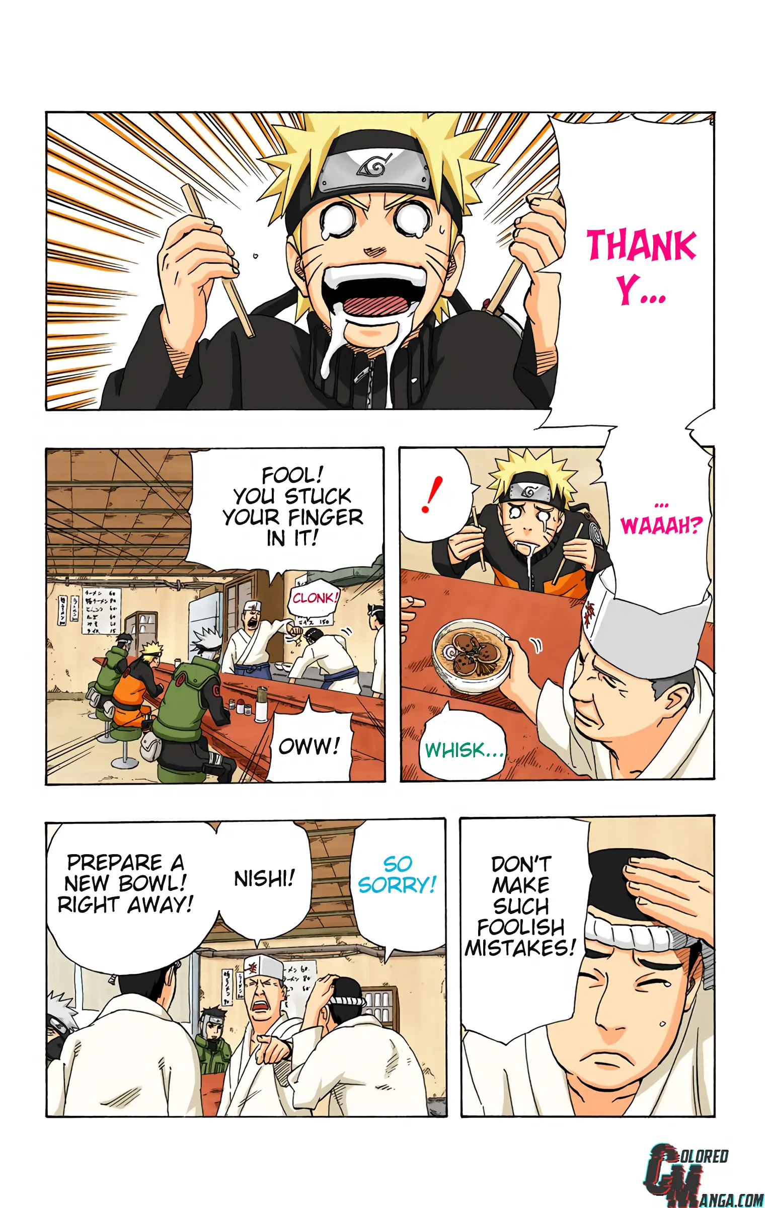 Naruto Colored Manga Online, chapter 320, page 17