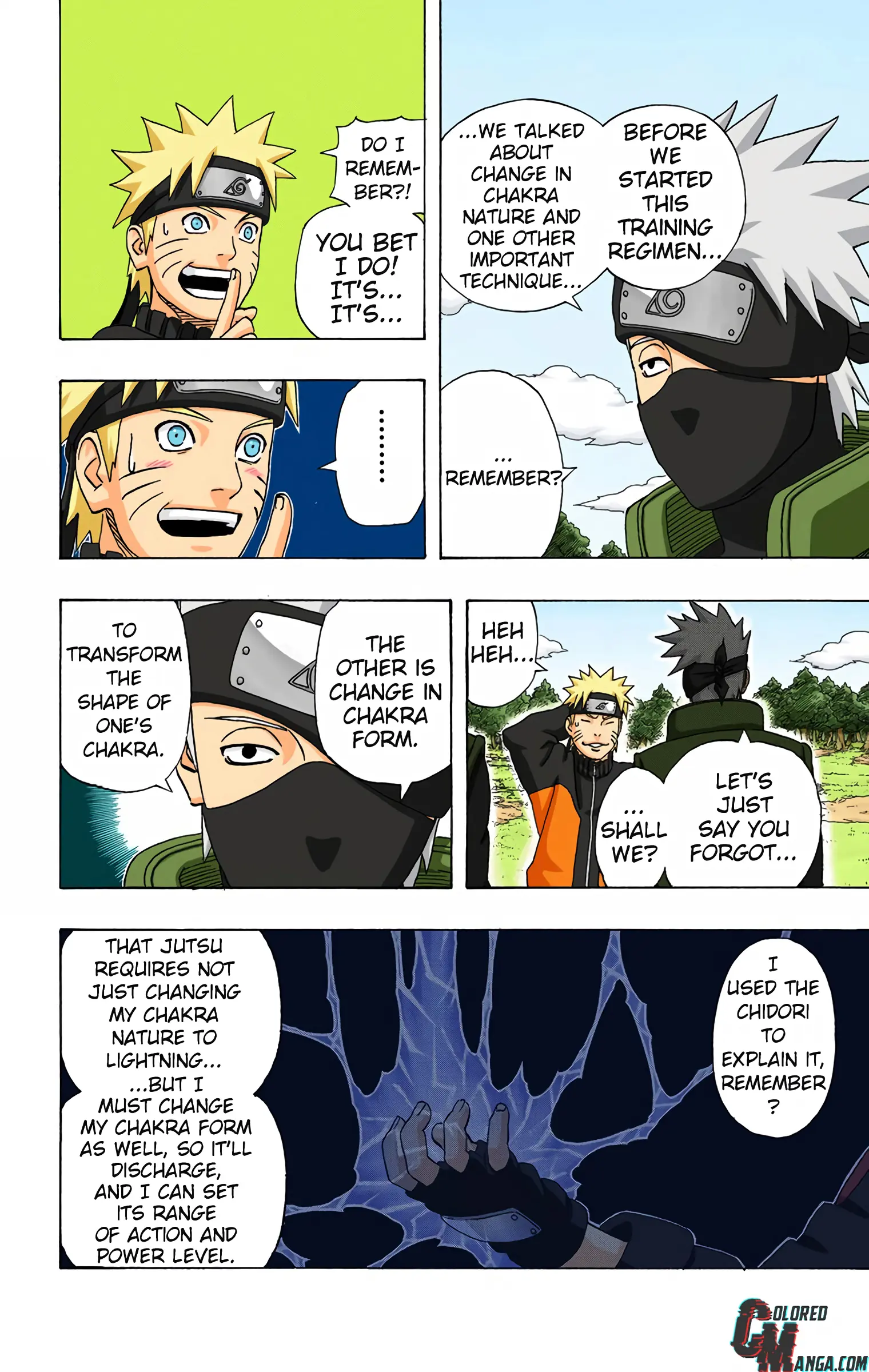 Naruto Colored Manga Online, chapter 321, page 4