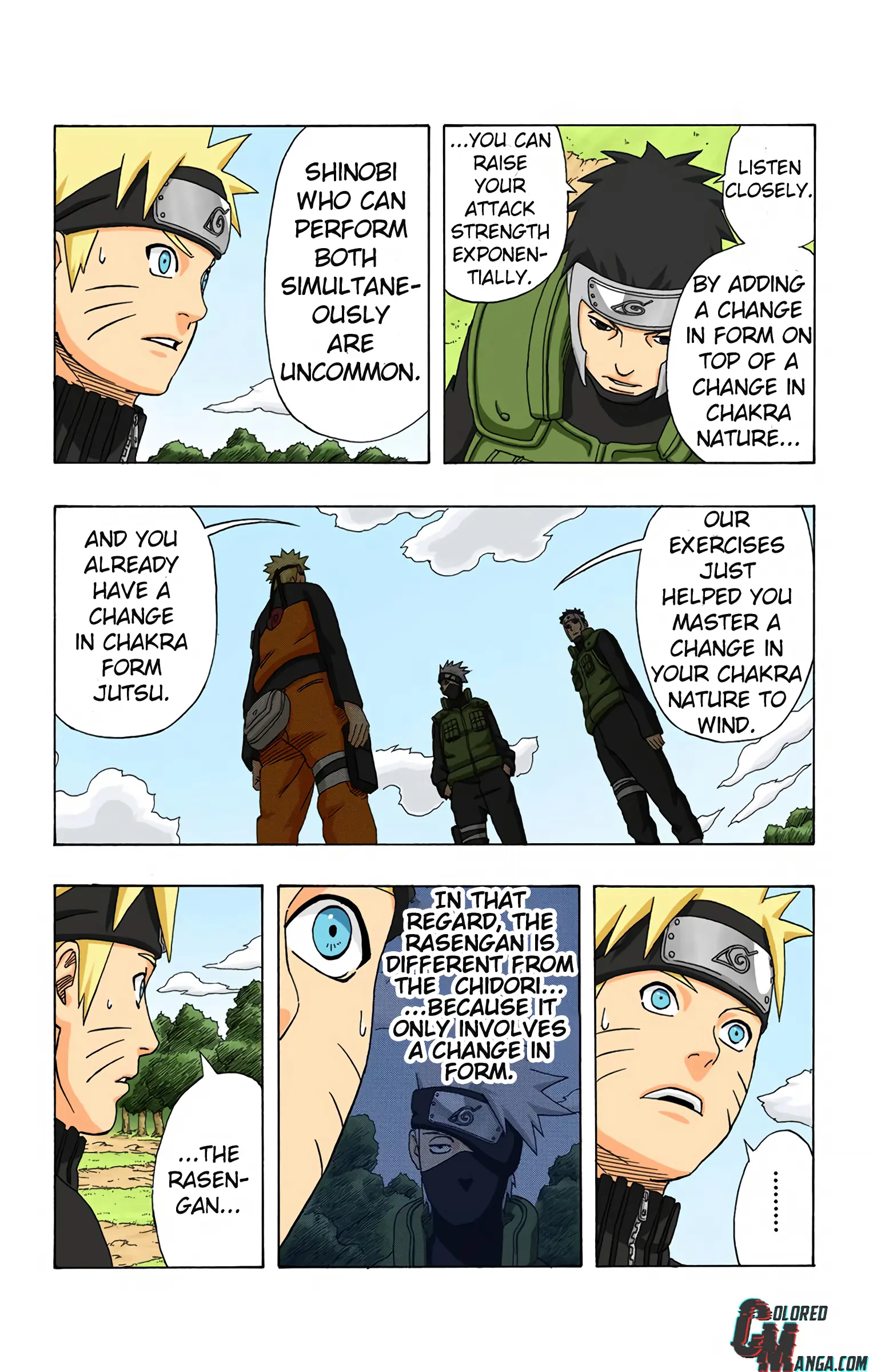 Naruto Colored Manga Online, chapter 321, page 5