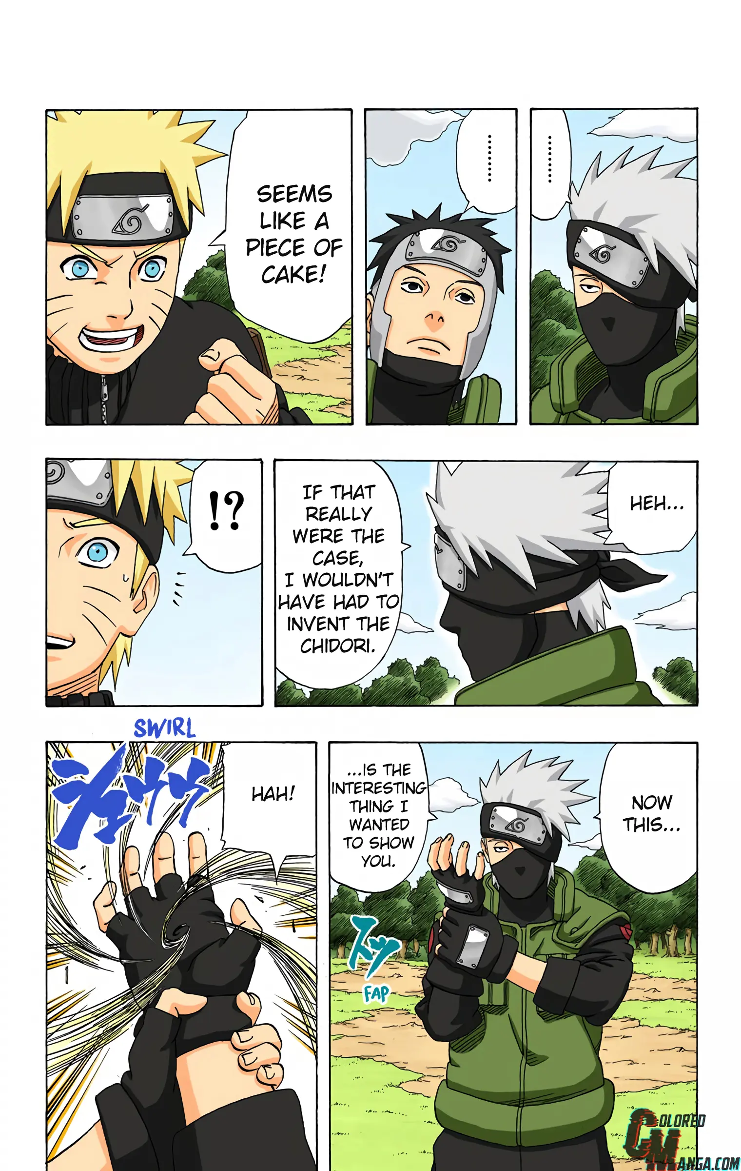 Naruto Colored Manga Online, chapter 321, page 7