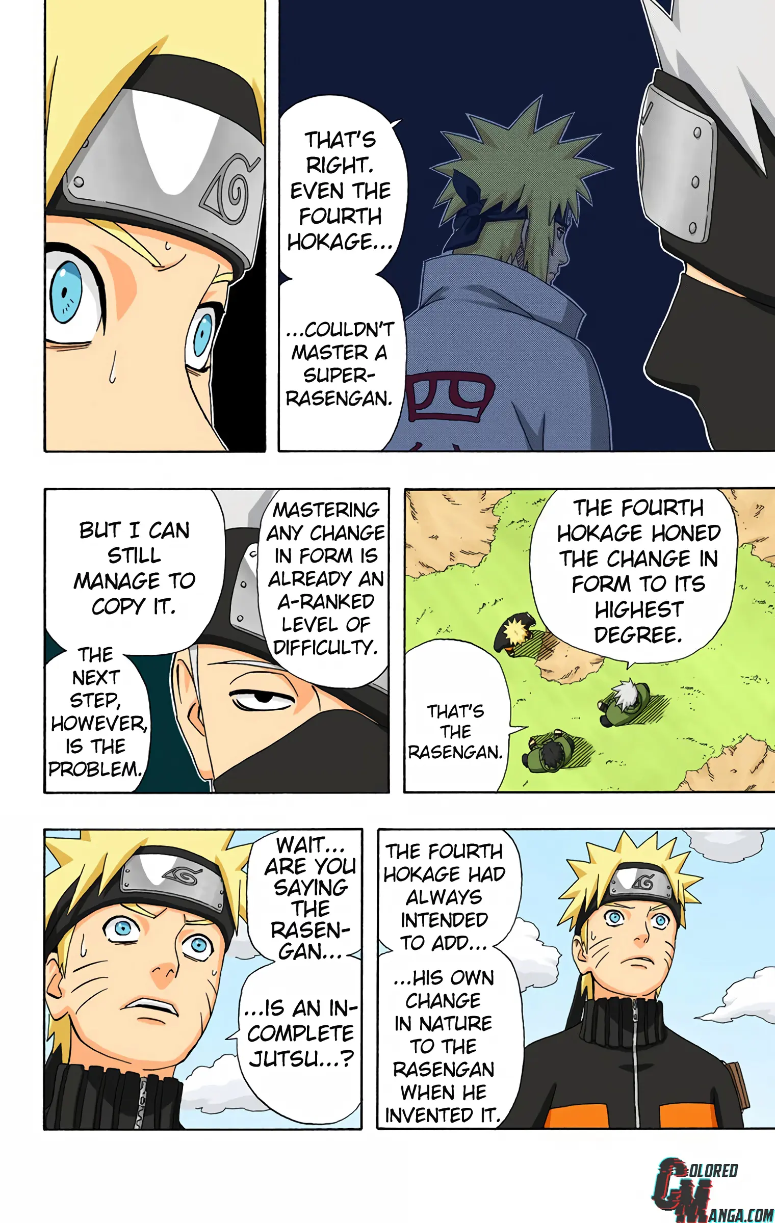 Naruto Colored Manga Online, chapter 321, page 10