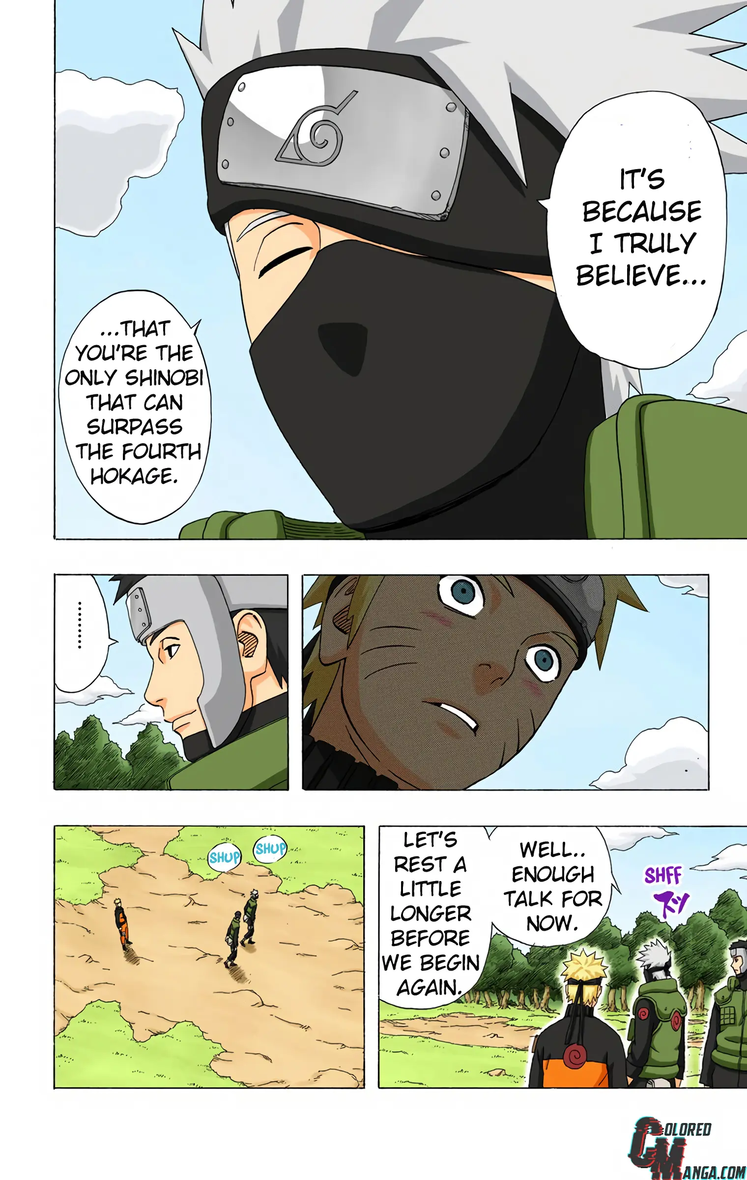 Naruto Colored Manga Online, chapter 321, page 12