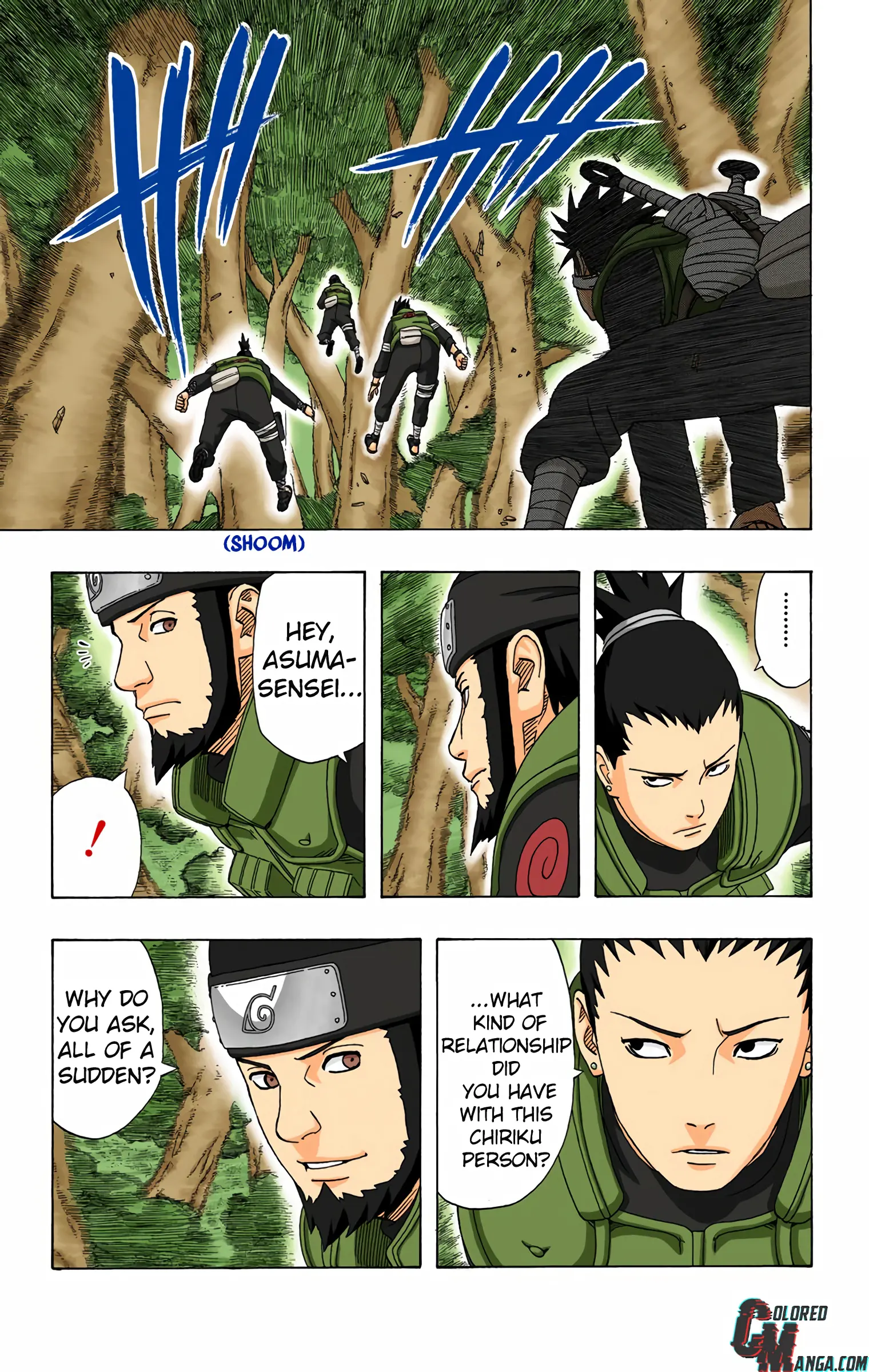 Naruto Colored Manga Online, chapter 321, page 15