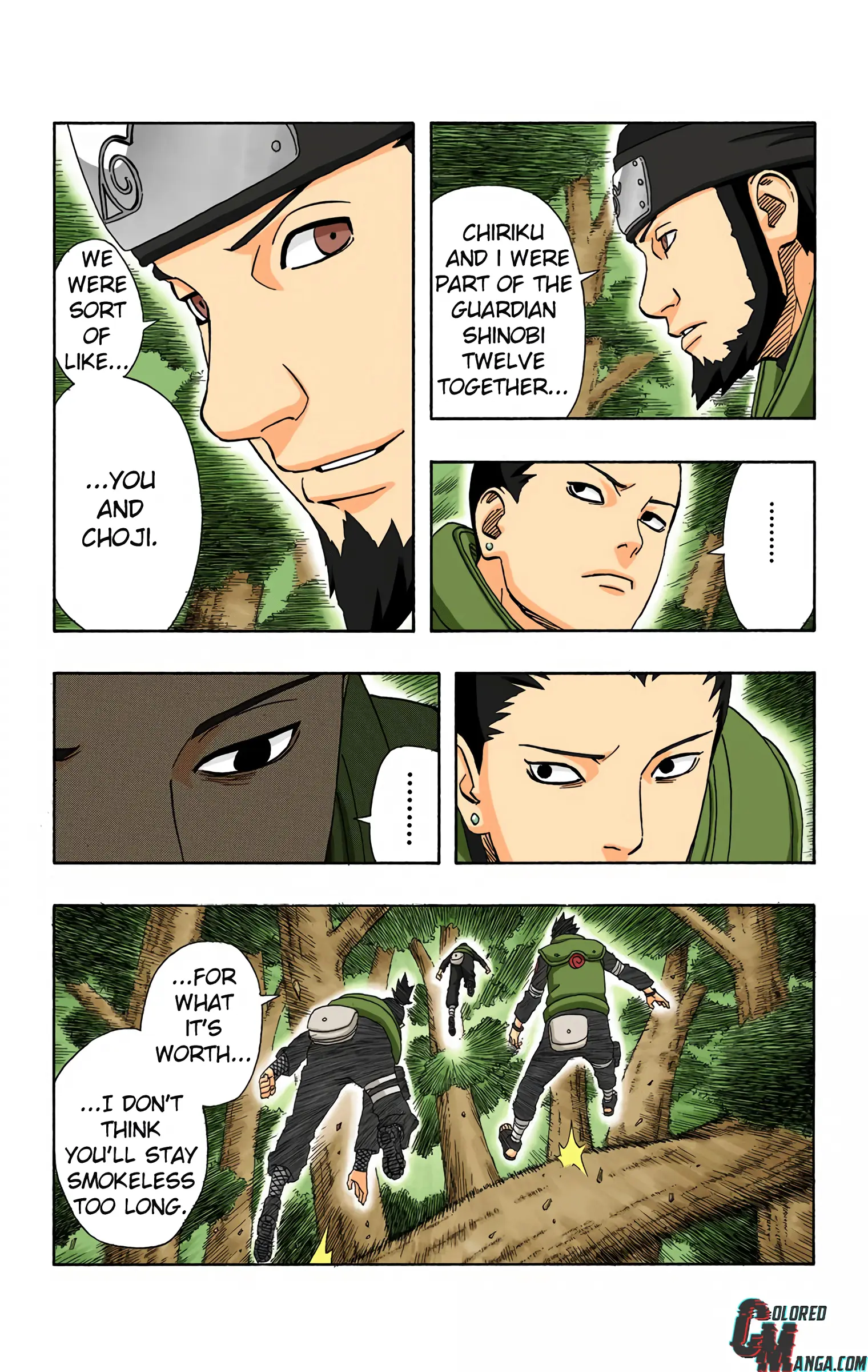 Naruto Colored Manga Online, chapter 321, page 17