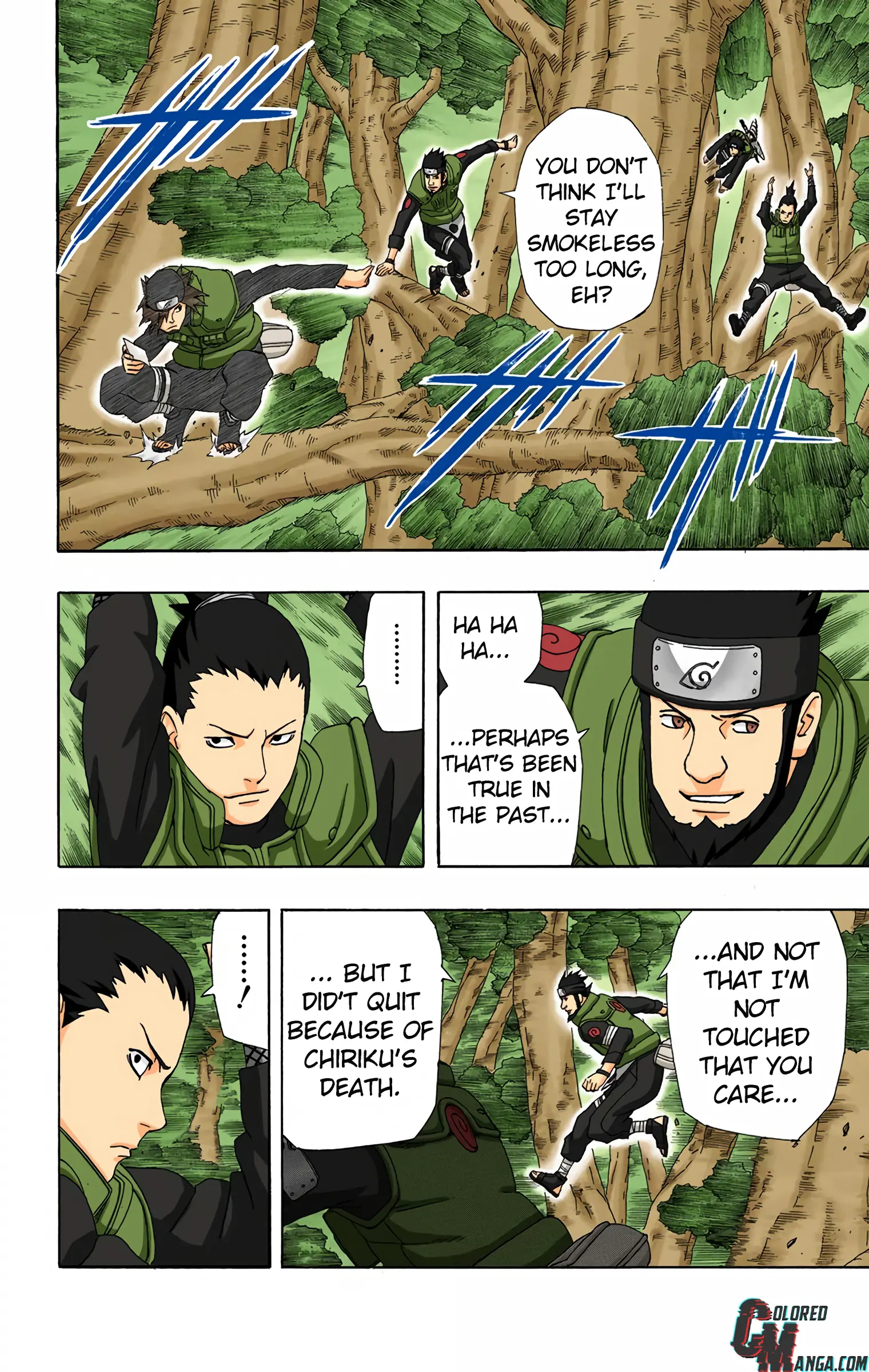 Naruto Colored Manga Online, chapter 322, page 2