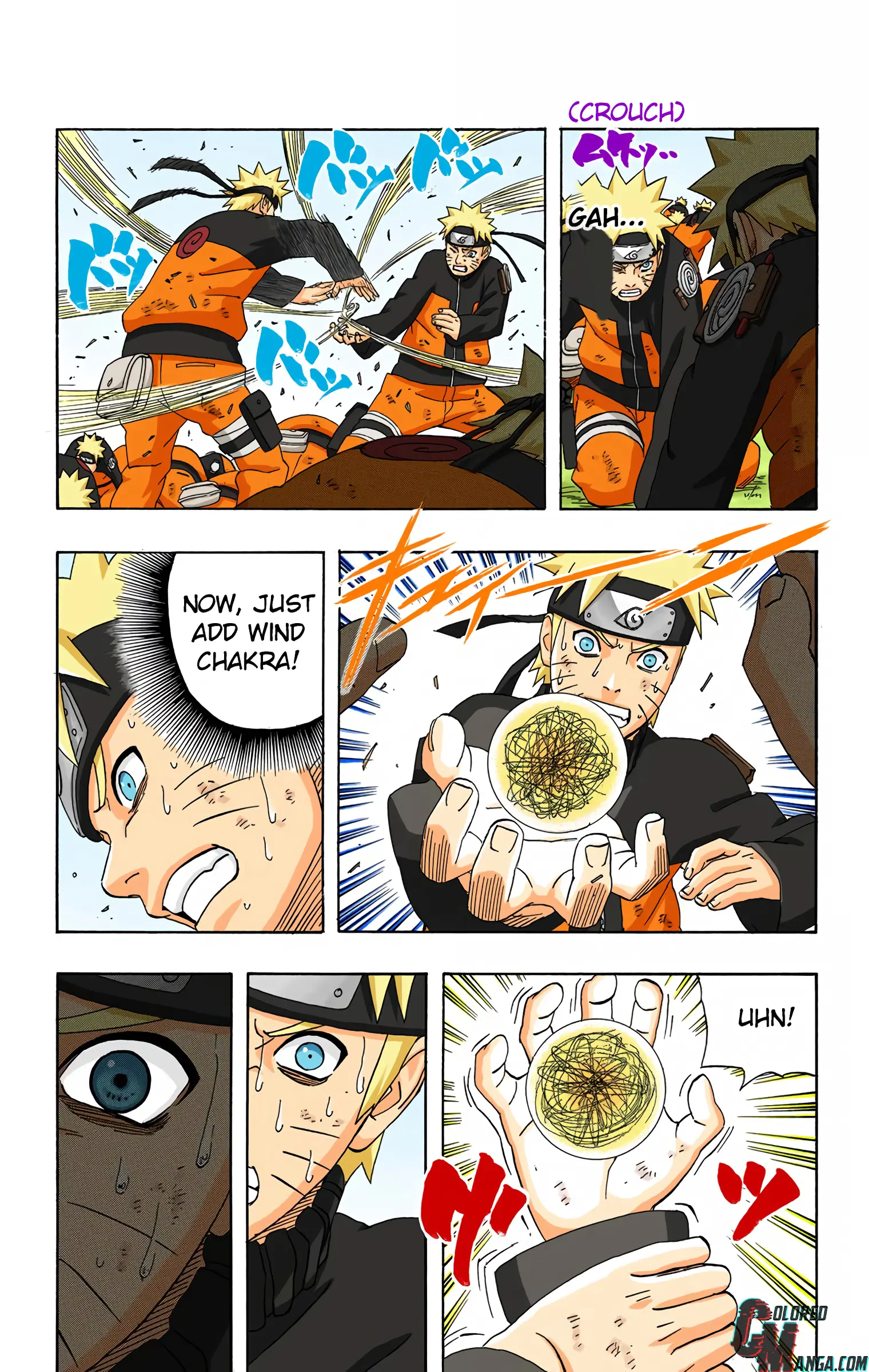 Naruto Colored Manga Online, chapter 322, page 7