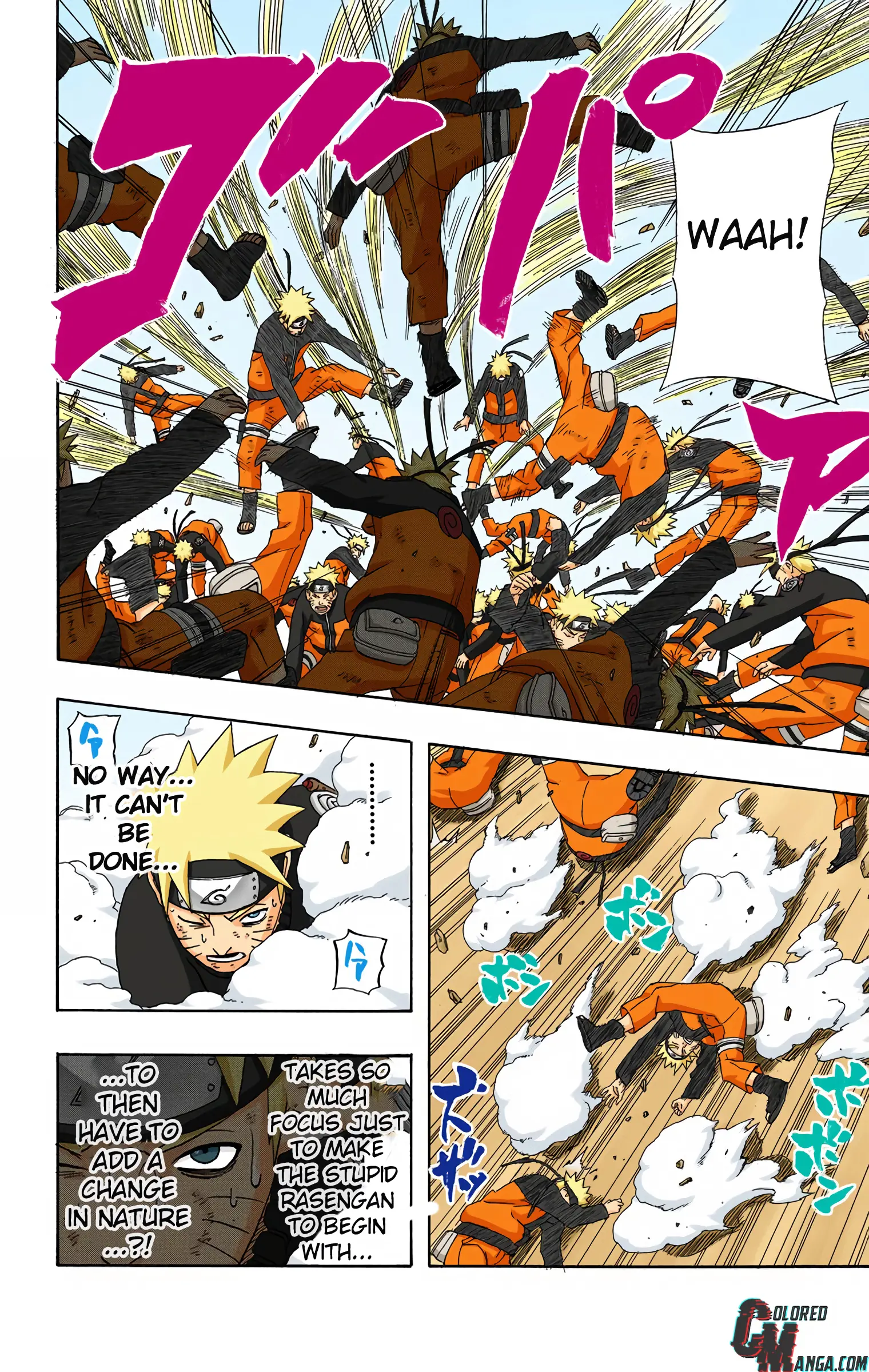 Naruto Colored Manga Online, chapter 322, page 8