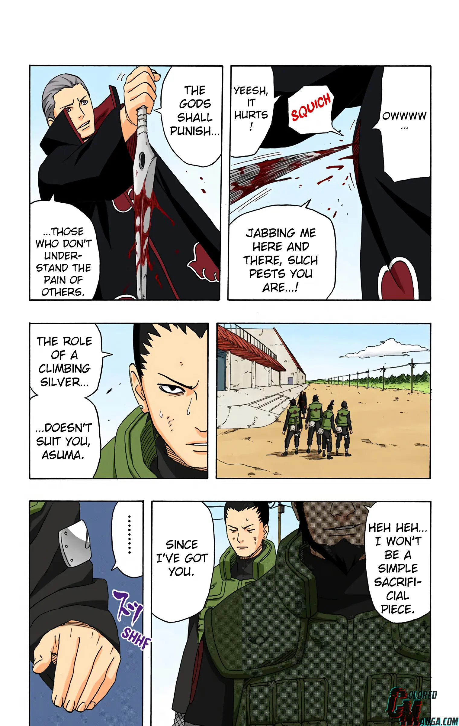 Naruto Colored Manga Online, chapter 323, page 9