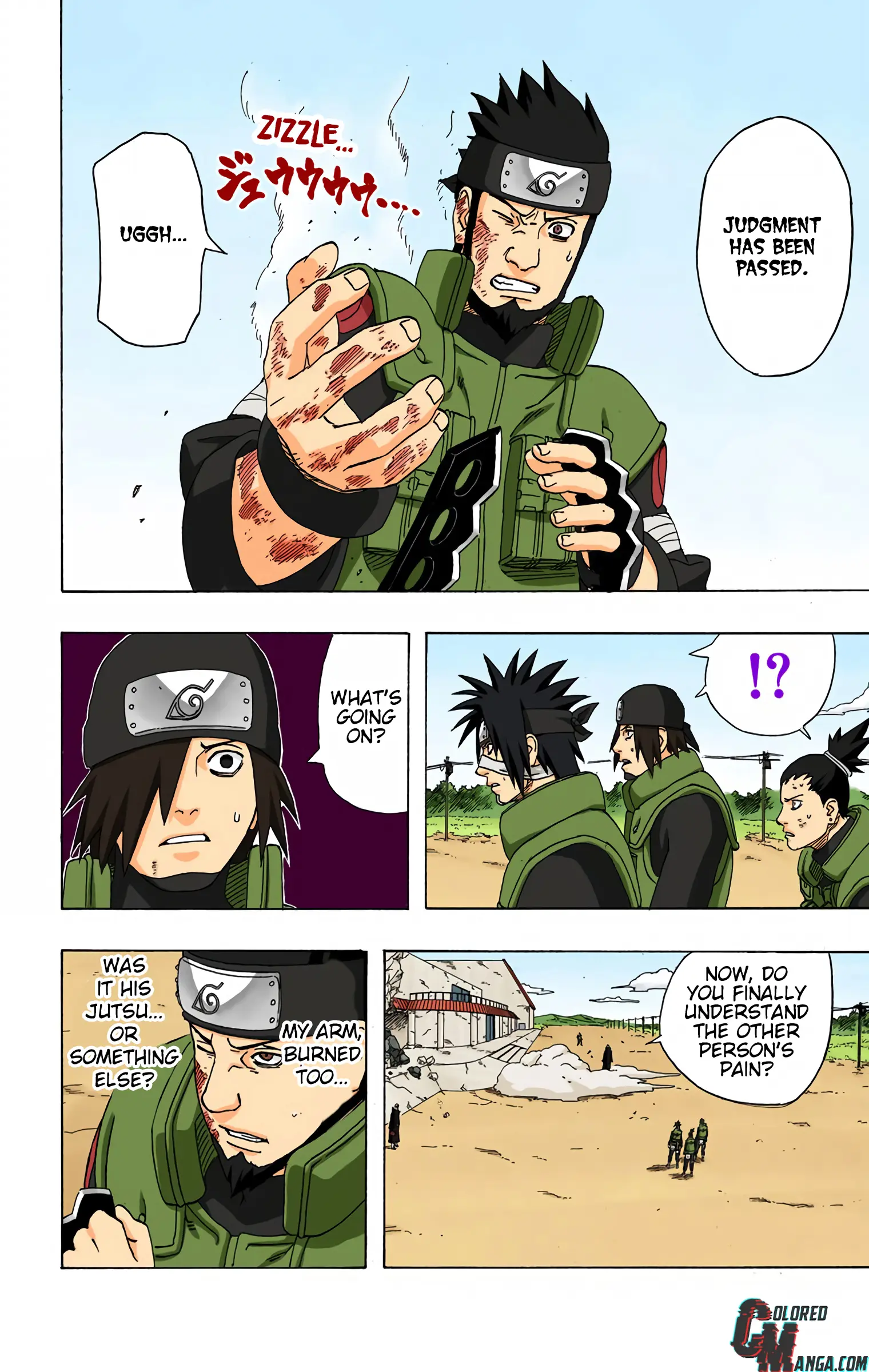 Naruto Colored Manga Online, chapter 323, page 16