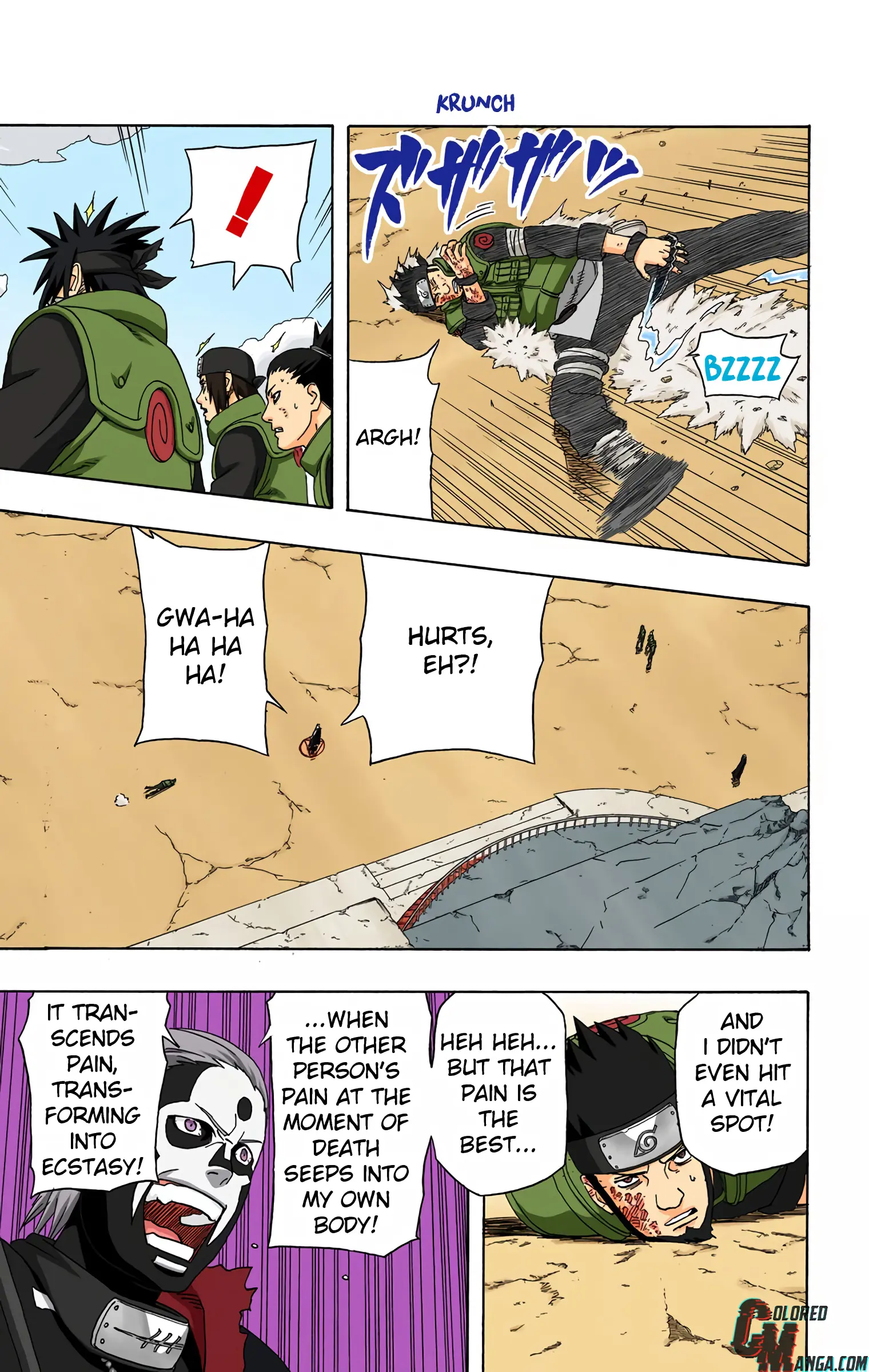 Naruto Colored Manga Online, chapter 324, page 5