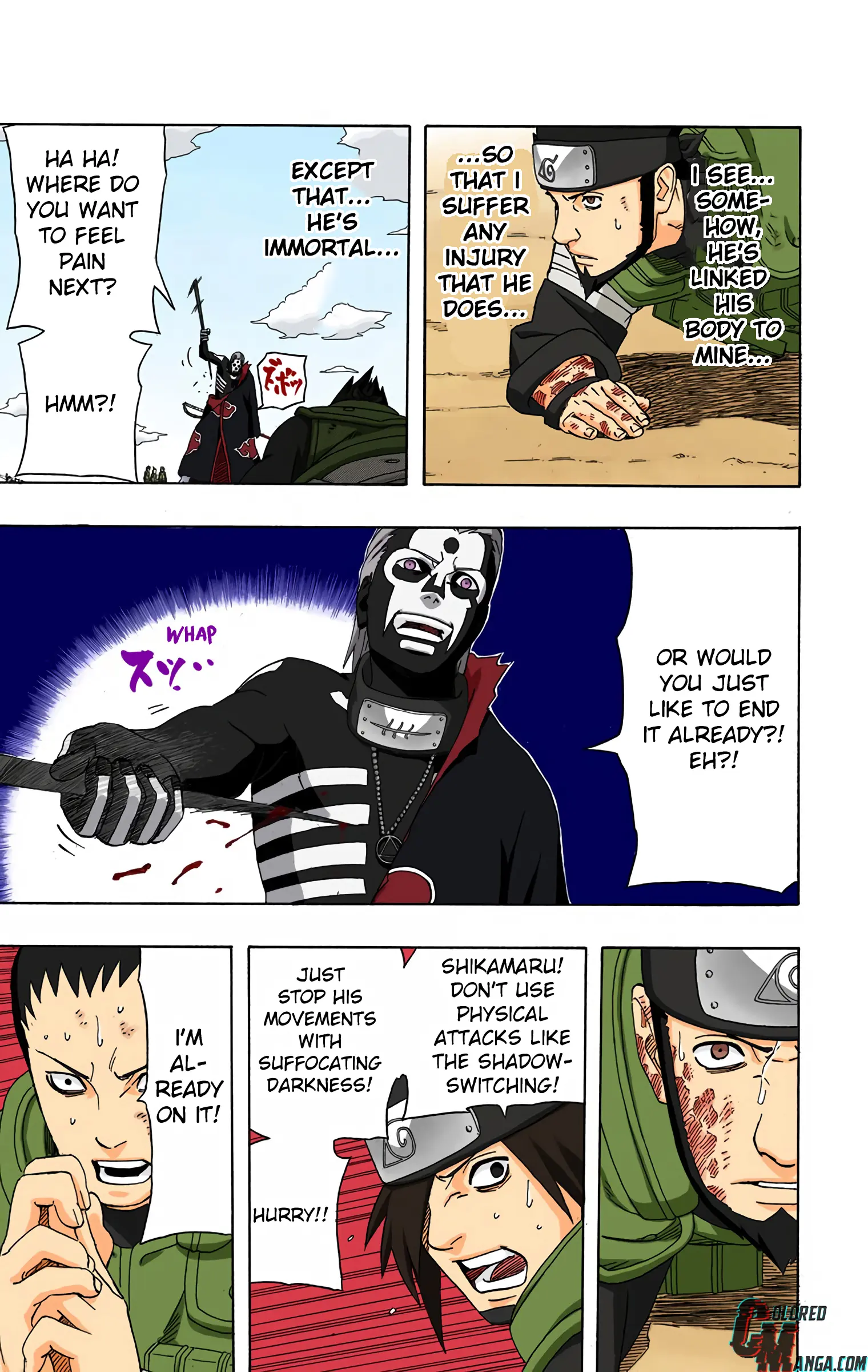 Naruto Colored Manga Online, chapter 324, page 7