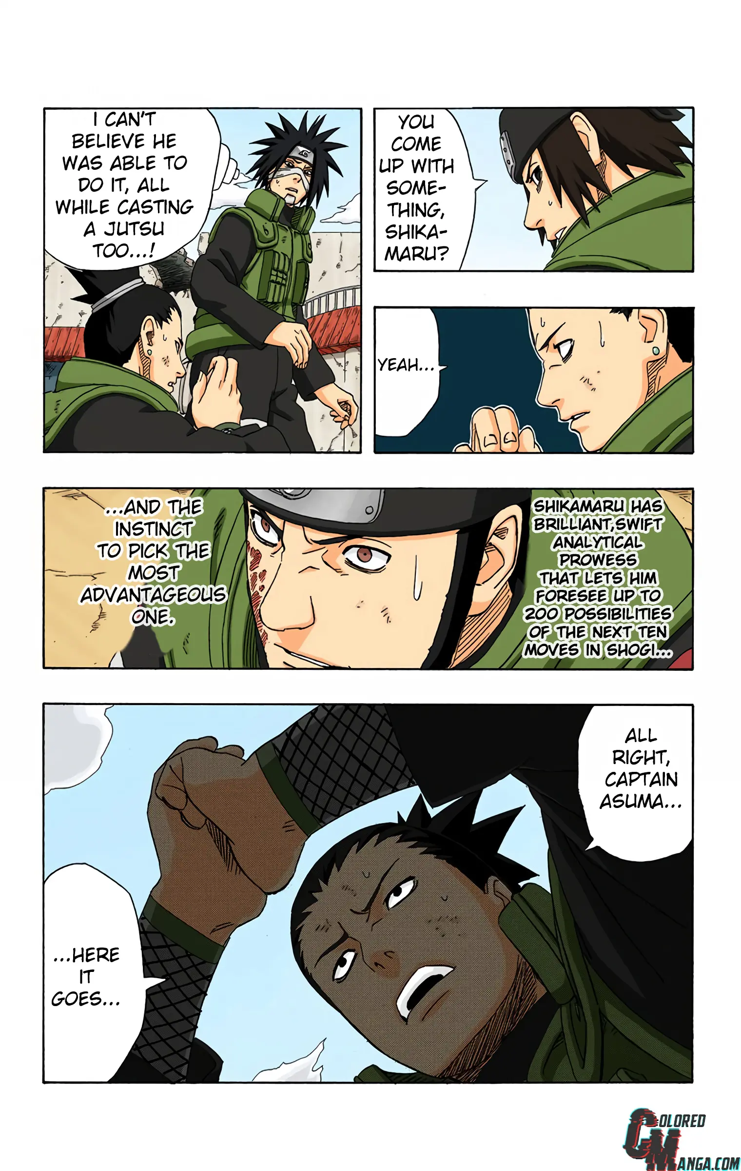 Naruto Colored Manga Online, chapter 324, page 17