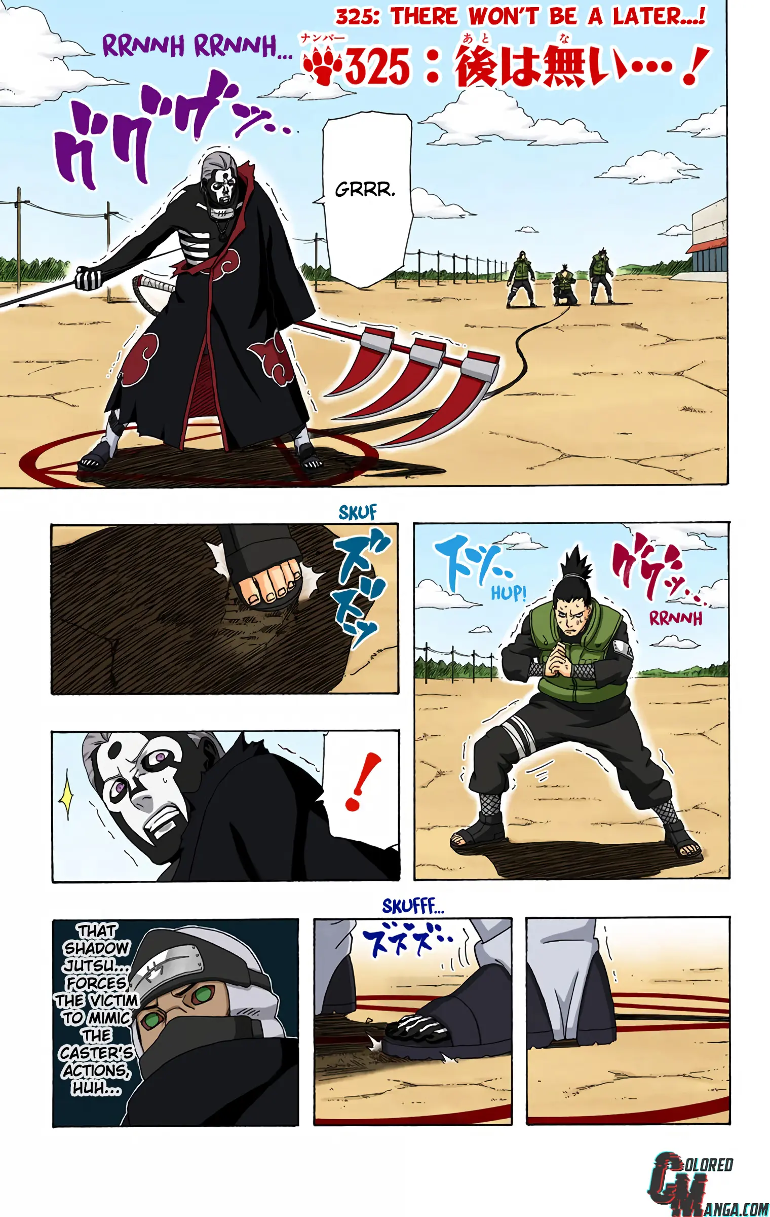 Naruto Colored Manga Online, chapter 325, page 1