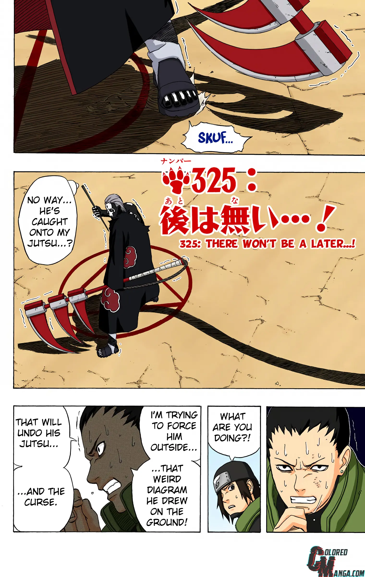 Naruto Colored Manga Online, chapter 325, page 2