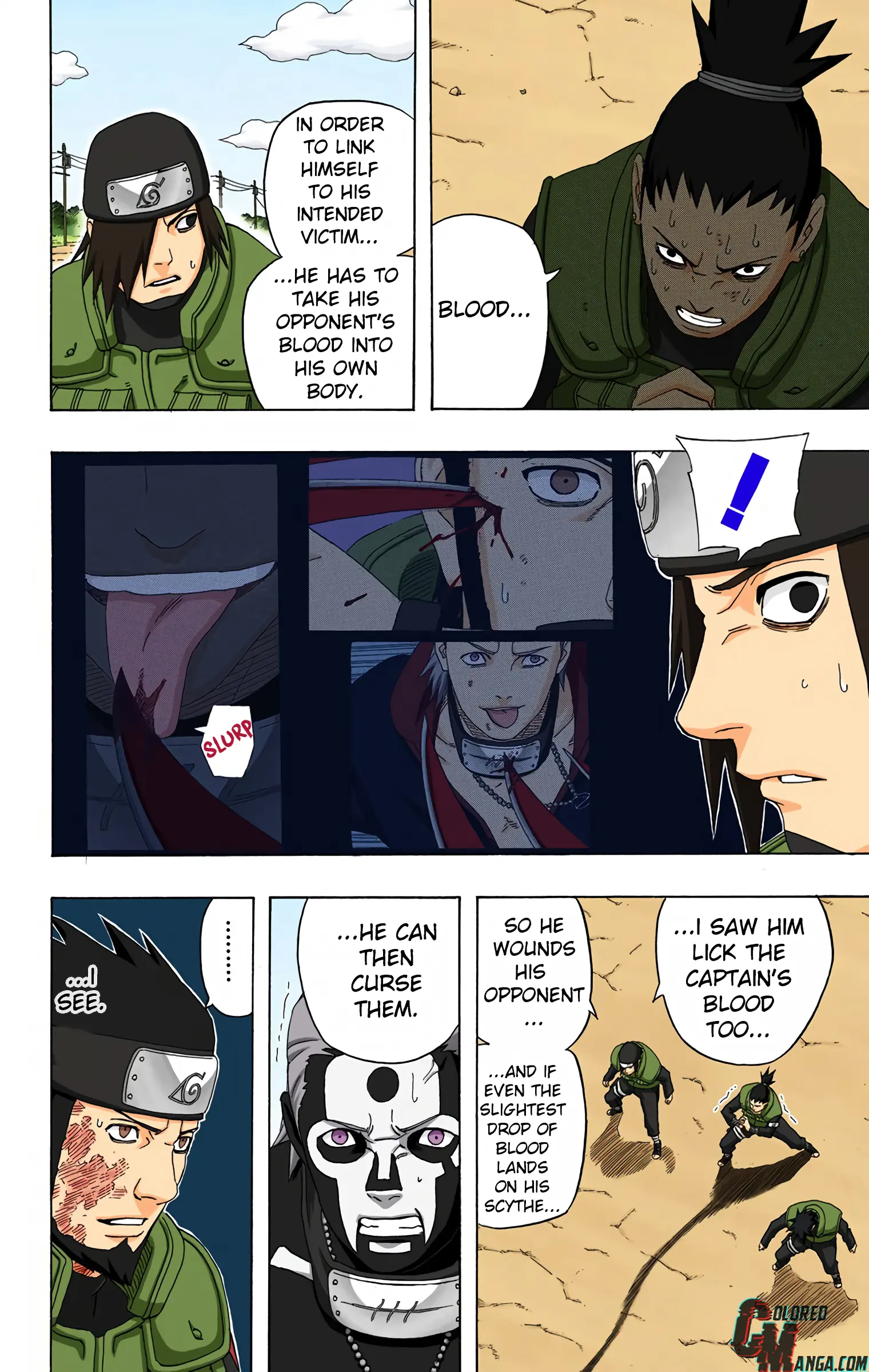 Naruto Colored Manga Online, chapter 325, page 4