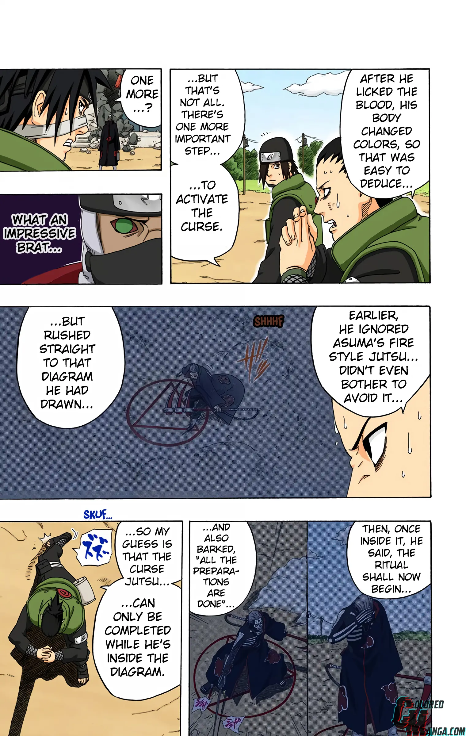 Naruto Colored Manga Online, chapter 325, page 5