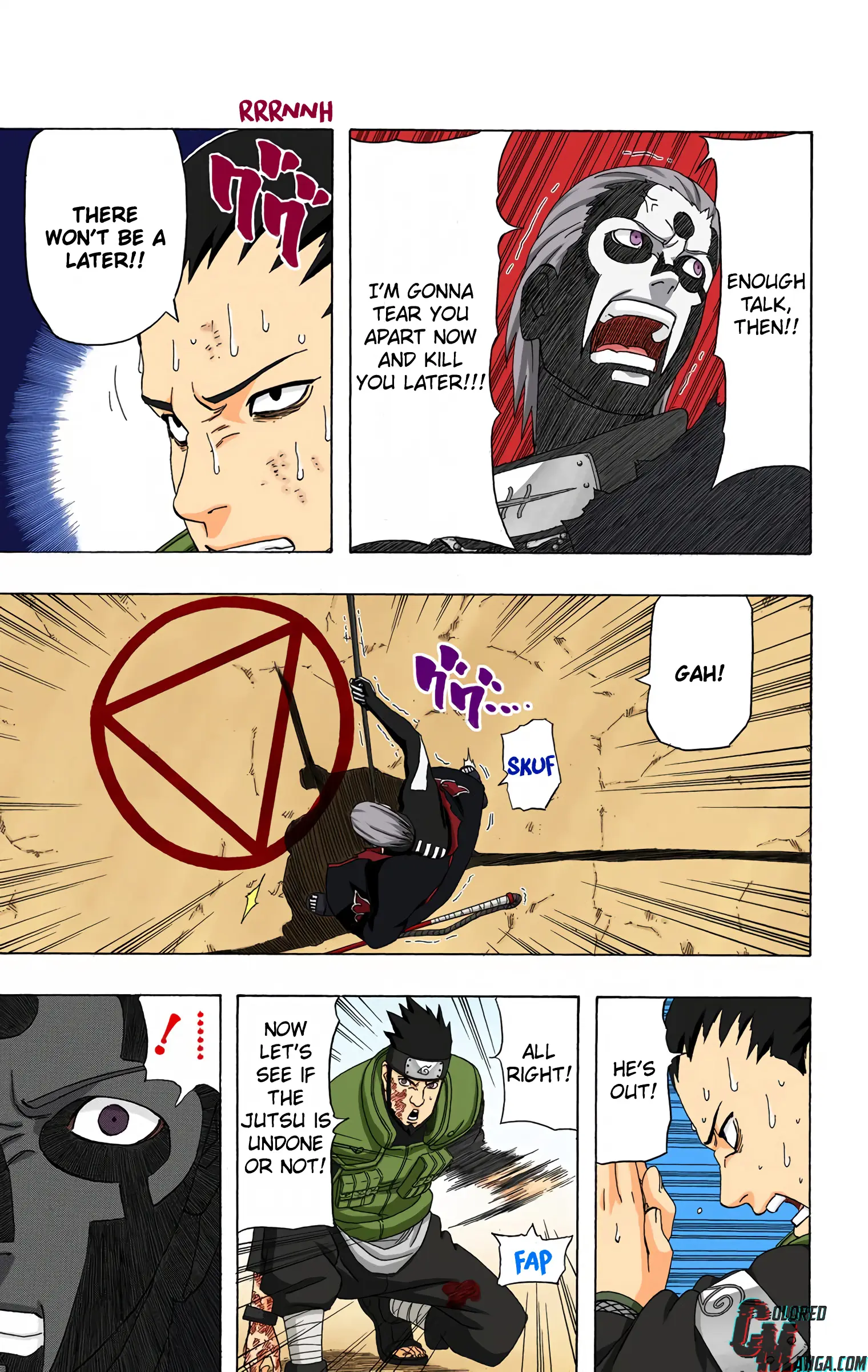 Naruto Colored Manga Online, chapter 325, page 7